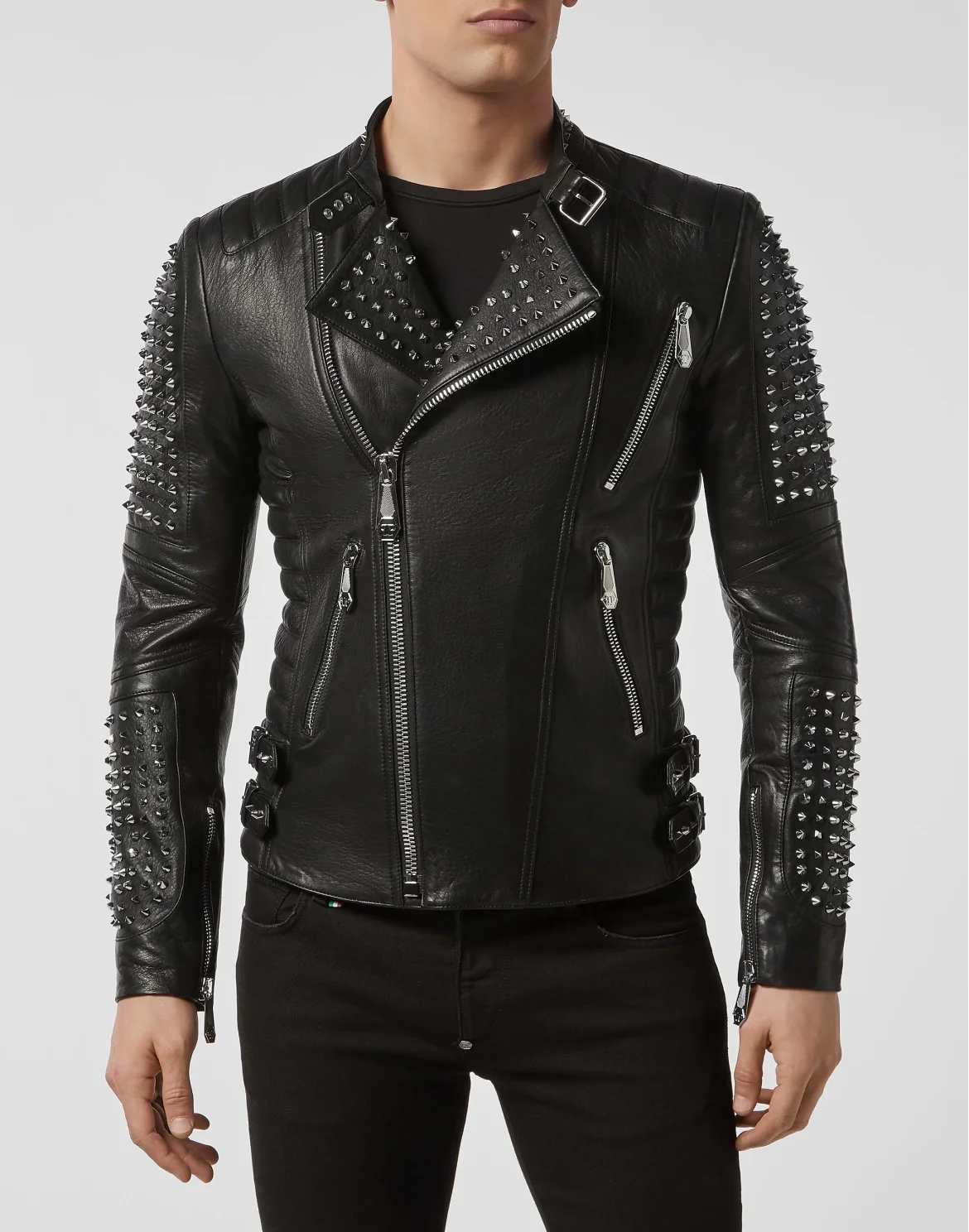 Leather Biker Studs, цвет: Черный
