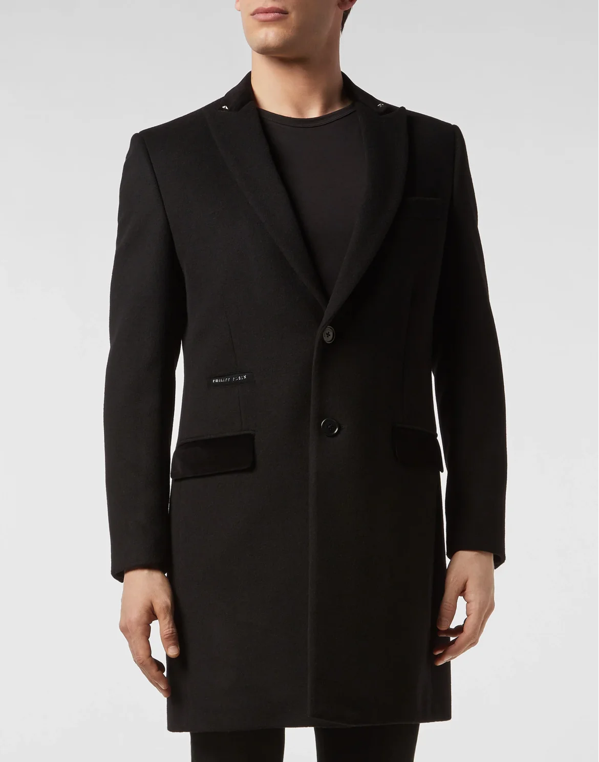 Coat Long Flame, цвет: Черный