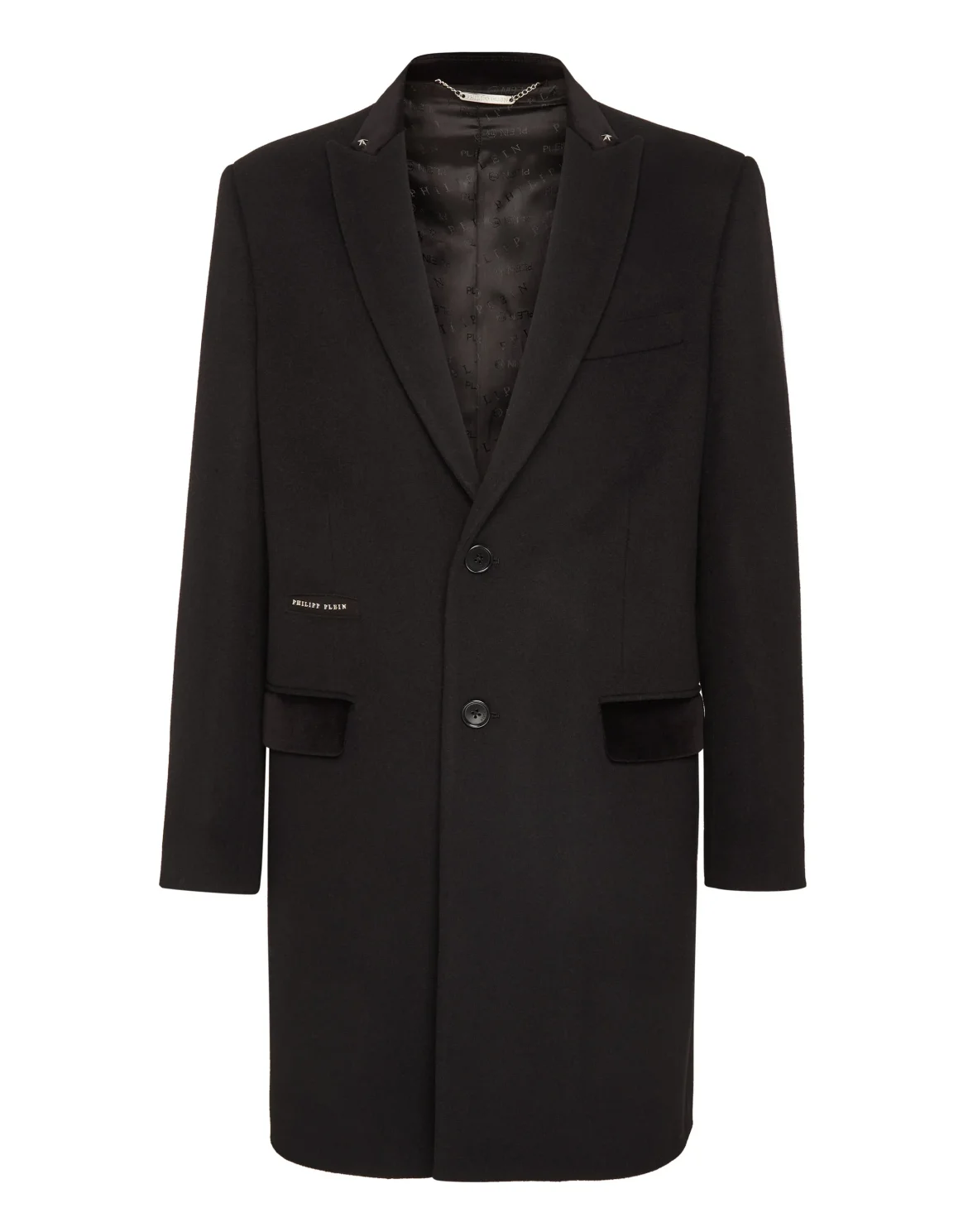 Coat Long Flame, цвет: Черный