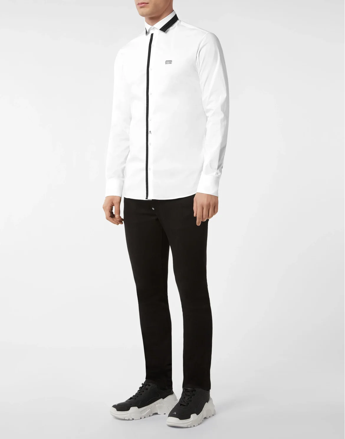 Shirt Platinum Cut LS Statement, цвет: Белый