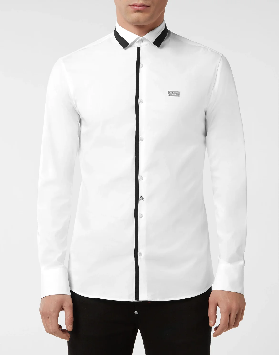 Shirt Platinum Cut LS Statement, цвет: Белый
