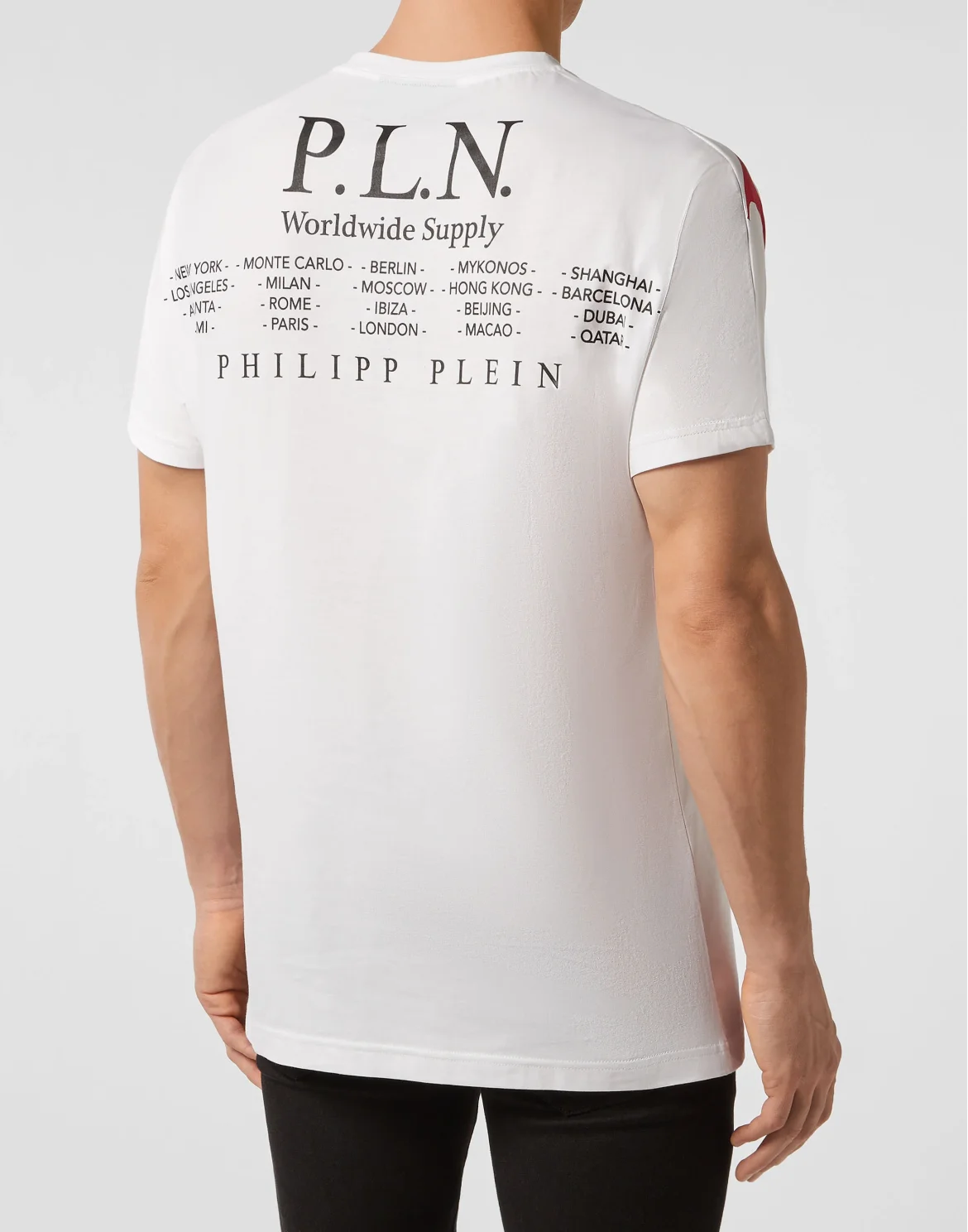 T-shirt Gold Cut Round Neck P.L.N., цвет: Белый