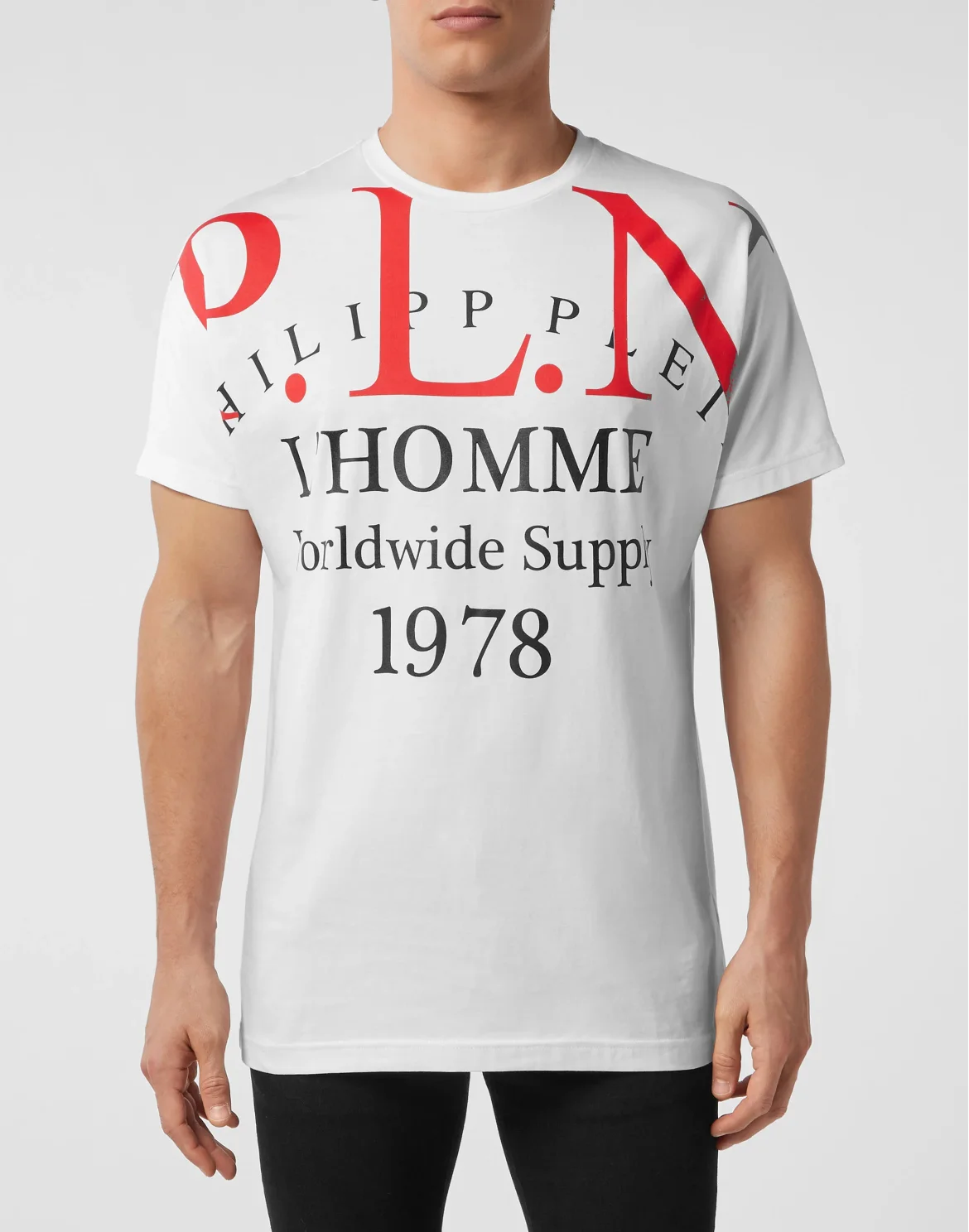 T-shirt Gold Cut Round Neck P.L.N., цвет: Белый