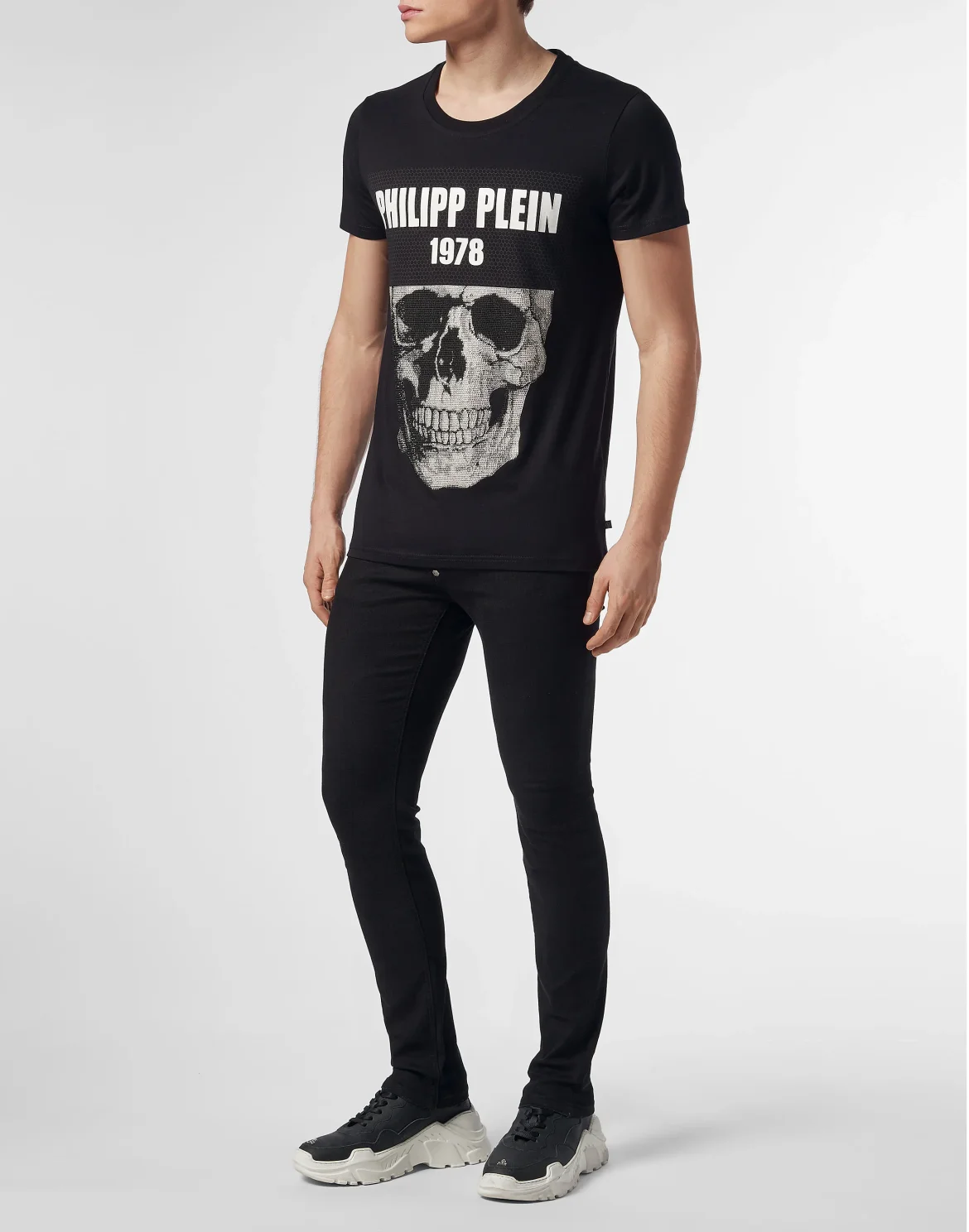 T-shirt Round Neck SS Skull, цвет: Черный