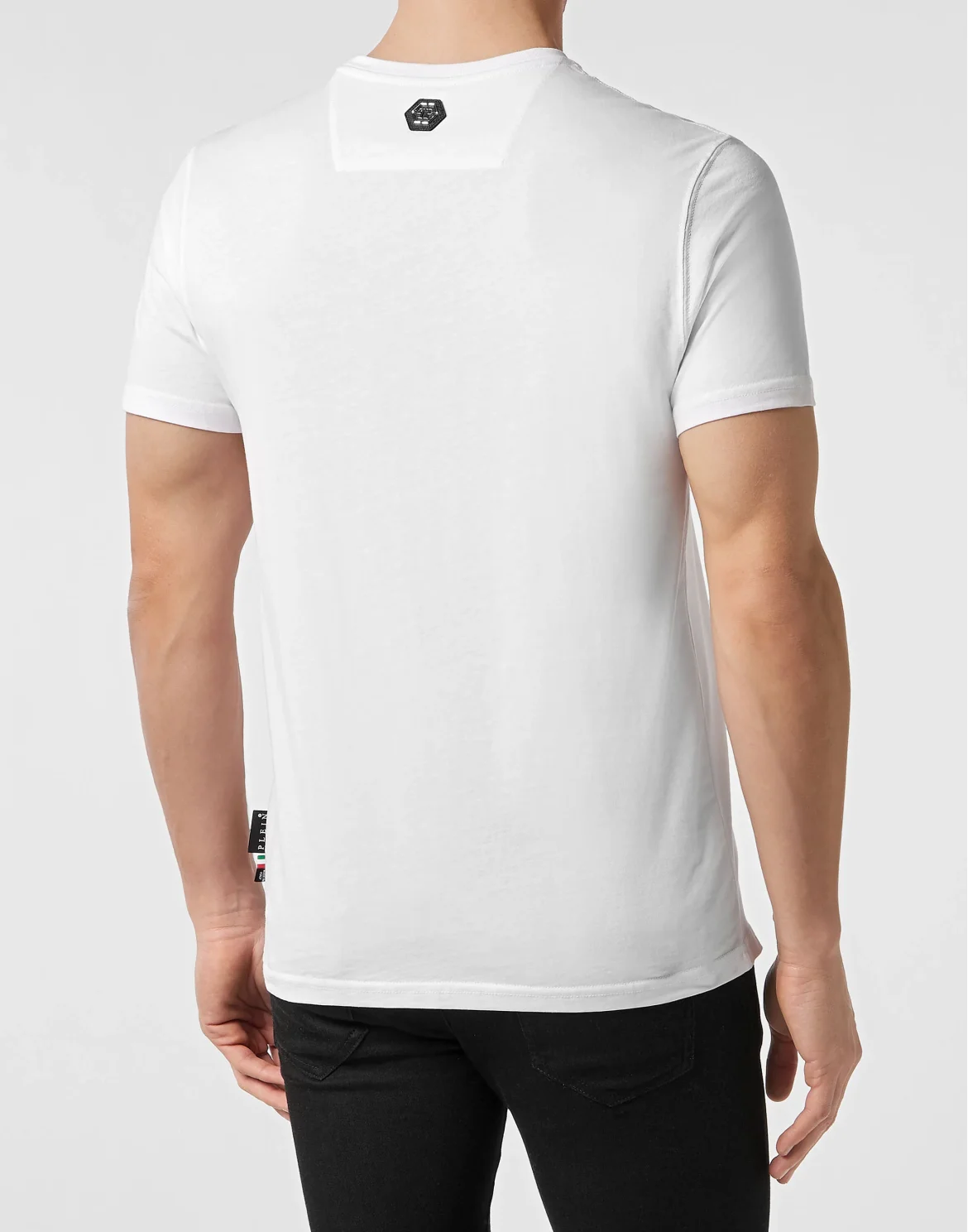T-shirt Platinum Cut Round Neck Philipp Plein TM, цвет: Белый