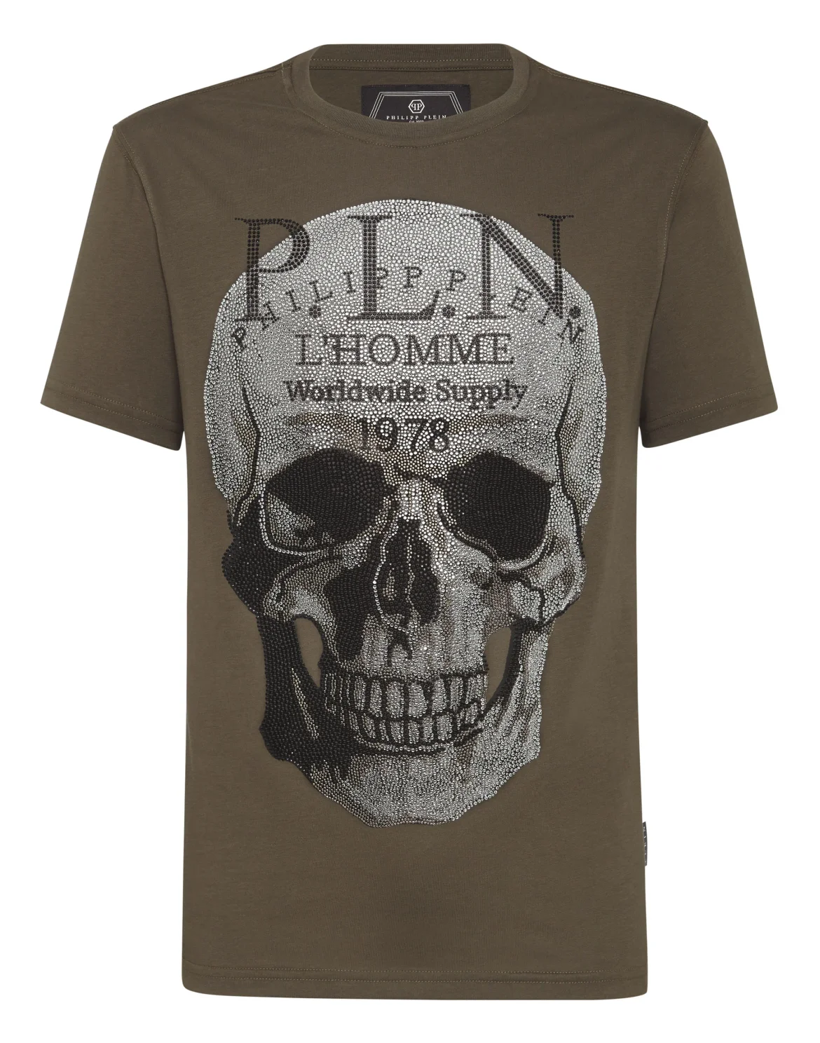 T-shirt Platinum Cut Round Neck Skull, цвет: Камуфляж