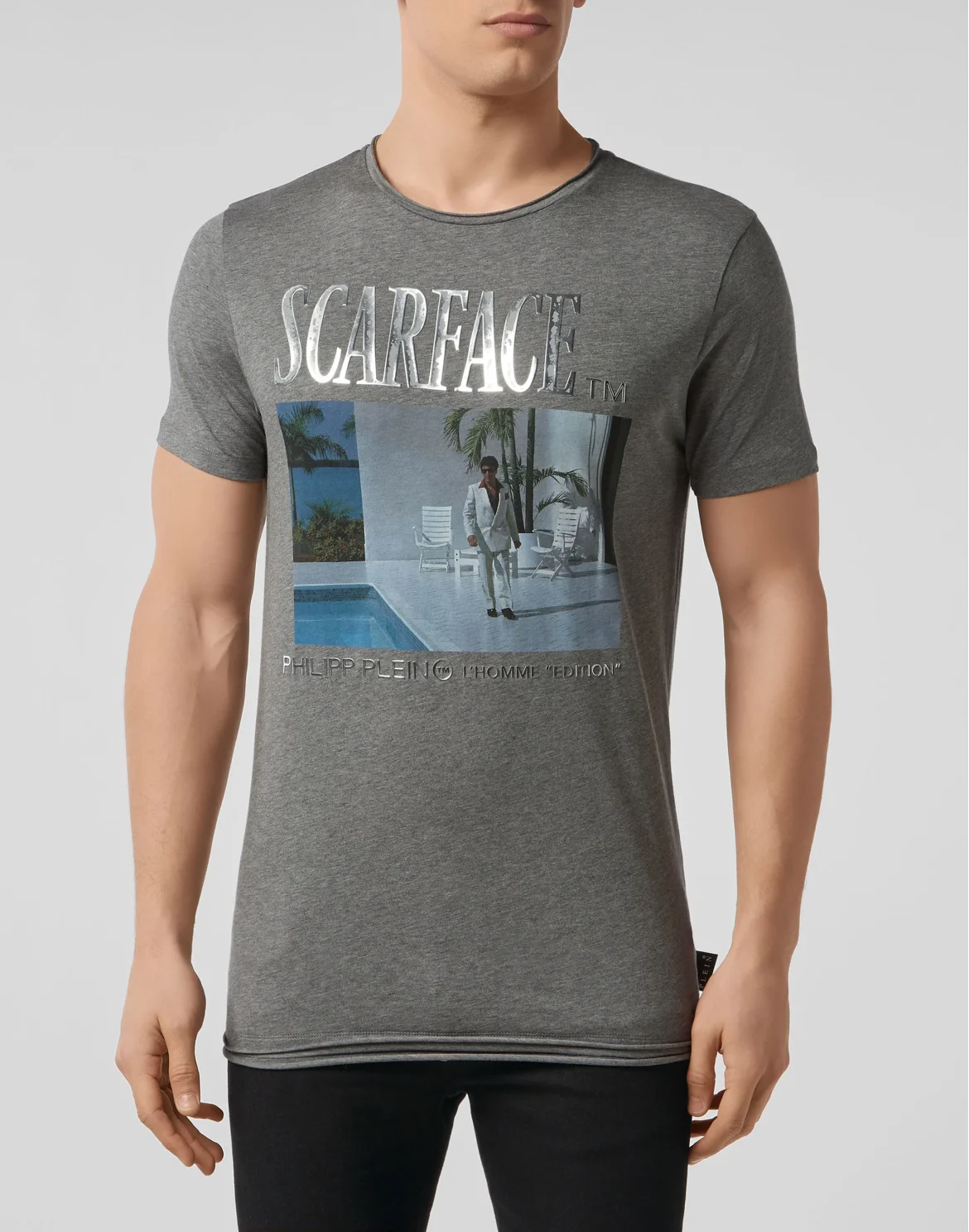 T-shirt Round Neck SS Scarface, цвет: Серый