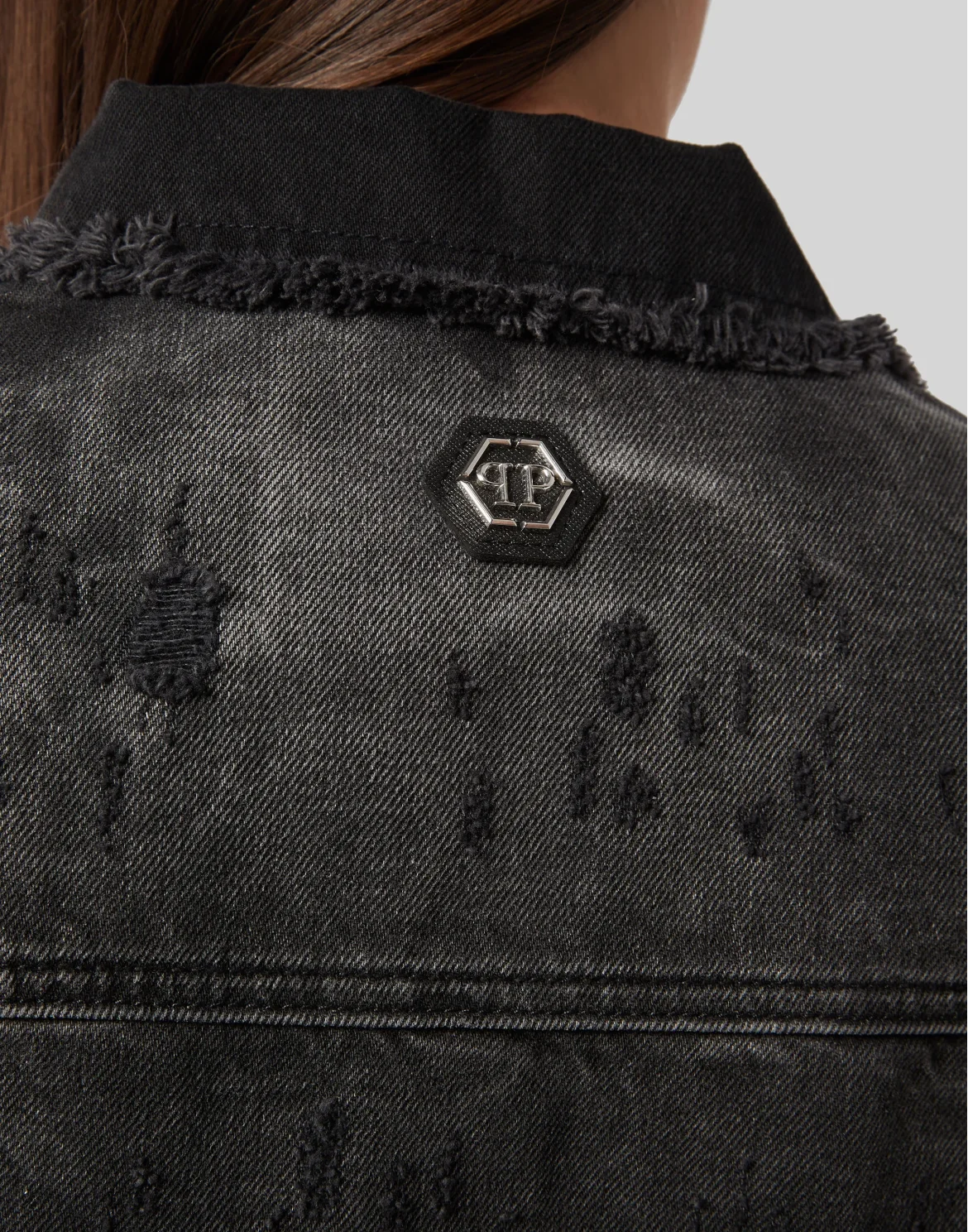 Denim Jacket Flame, цвет: Черный