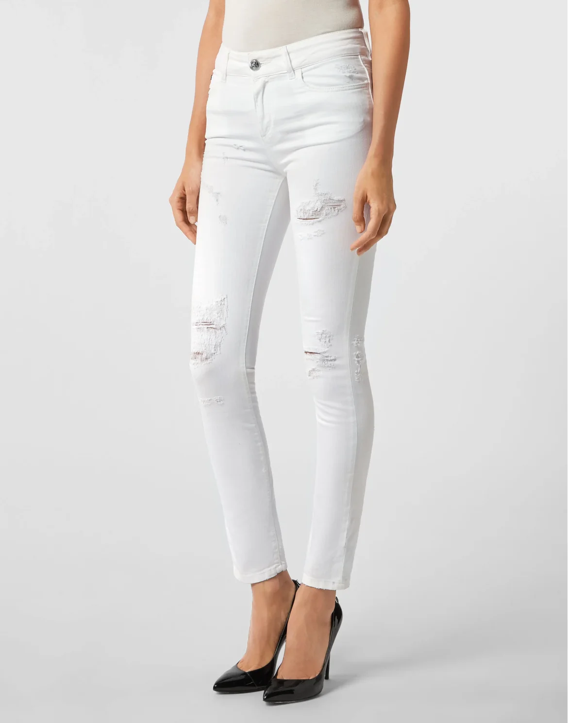 Slim Fit Statement, цвет: Белый