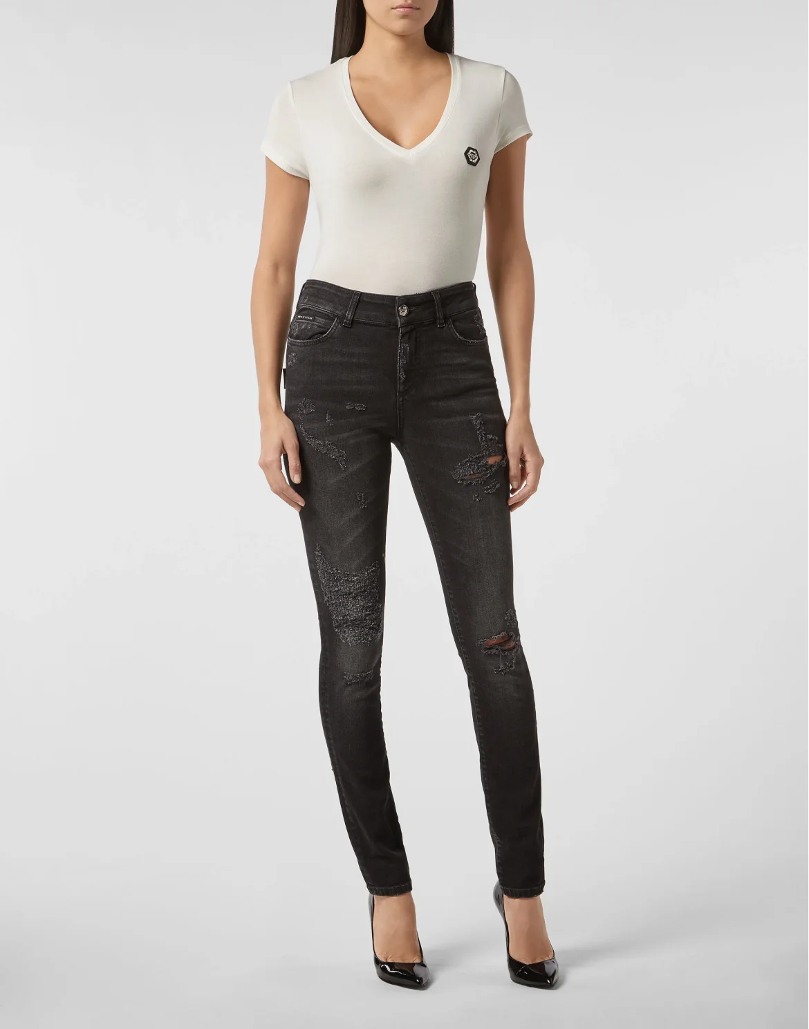 Slim Fit Statement, цвет: Черный