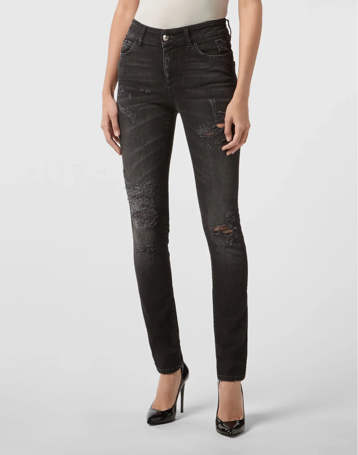 Slim Fit Statement, цвет: Черный
