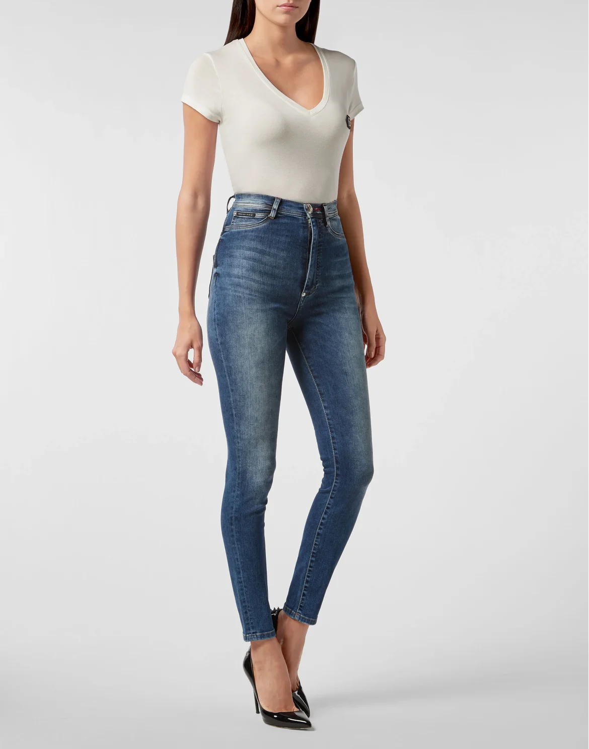 Super High Waist Jegging Original, цвет: Синий