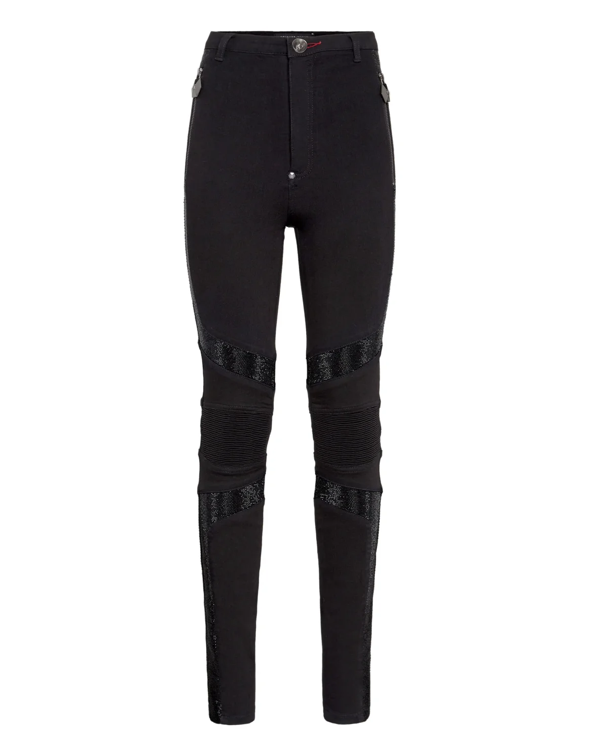 Super High Waist Biker Crystal, цвет: Черный