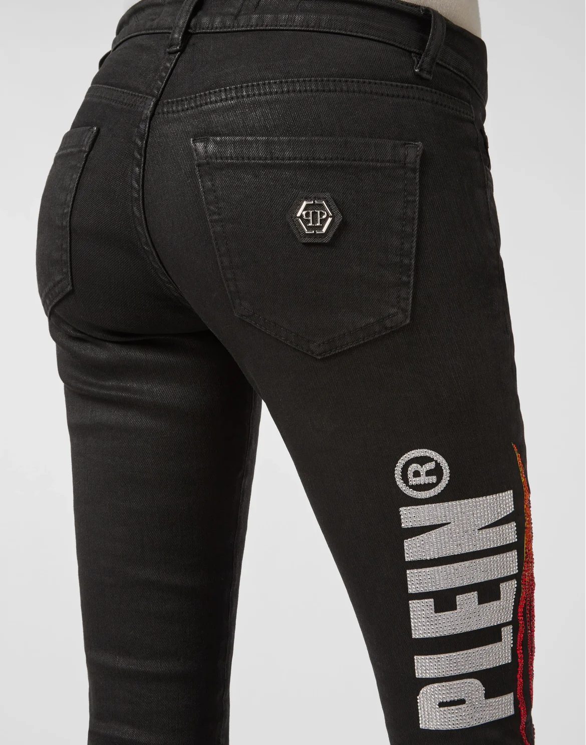 Slim Fit Flame, цвет: Черный