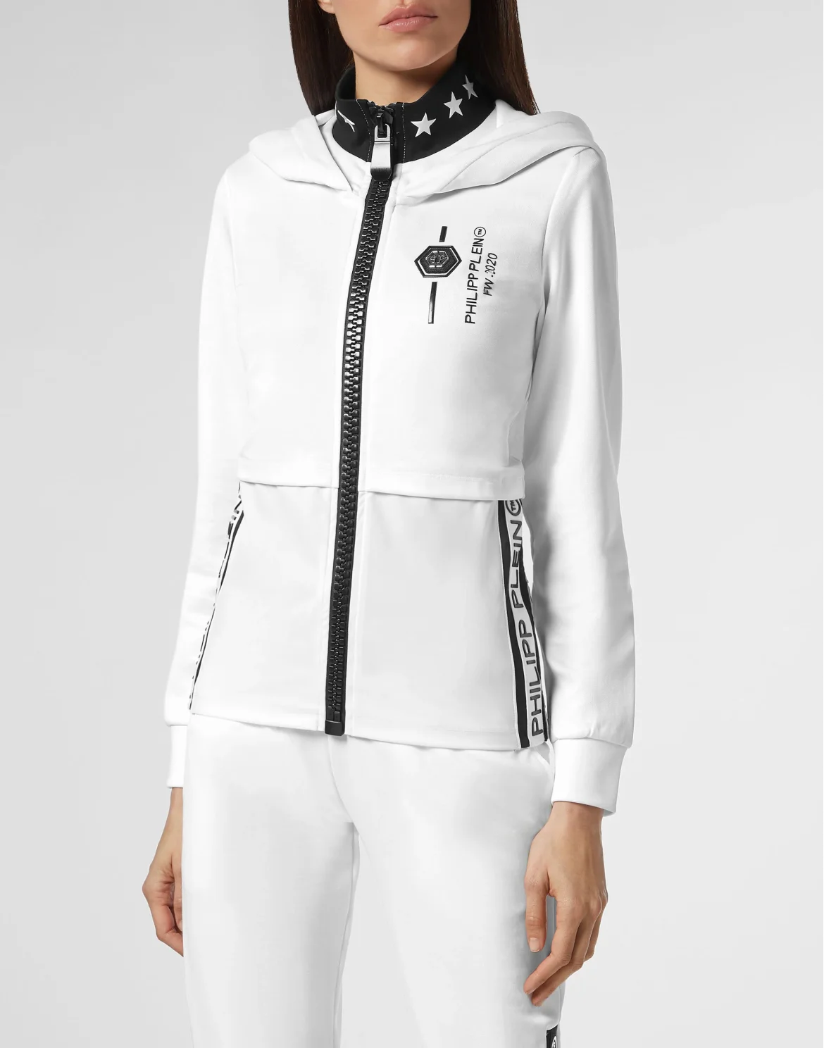 Hoodie Sweatjacket Anniversary 20th, цвет: Белый