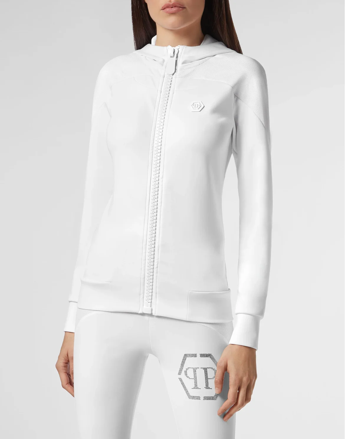 Hoodie Sweatjacket P.L.N., цвет: Белый