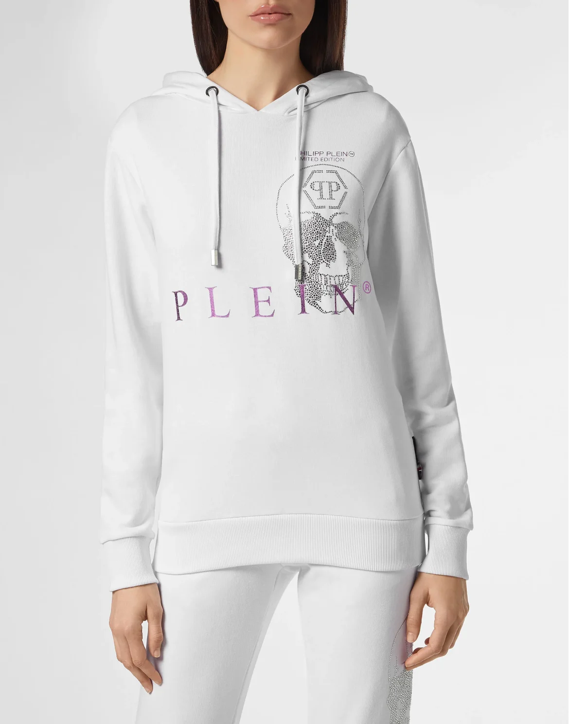 Hoodie sweatshirt Skull, цвет: Белый