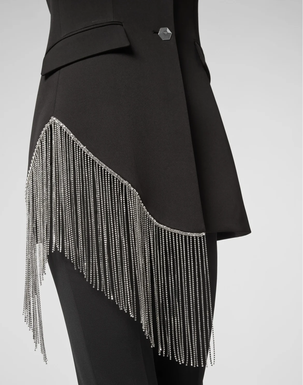 Blazer Fringe, цвет: Черный