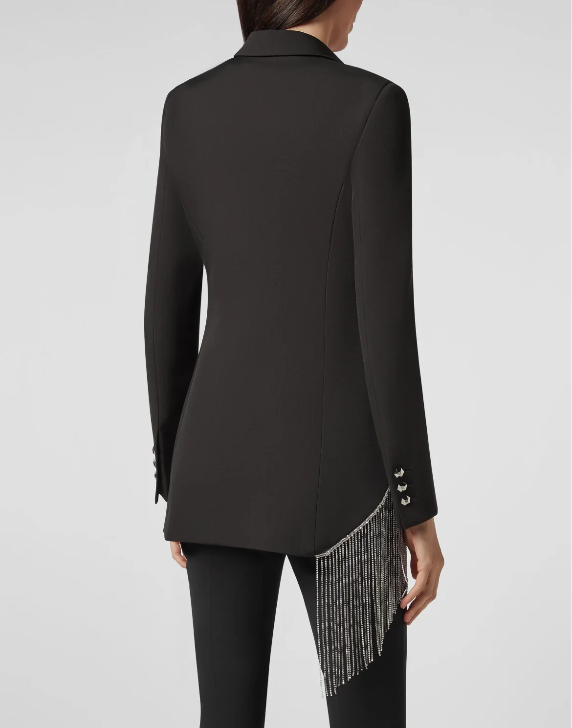 Blazer Fringe, цвет: Черный