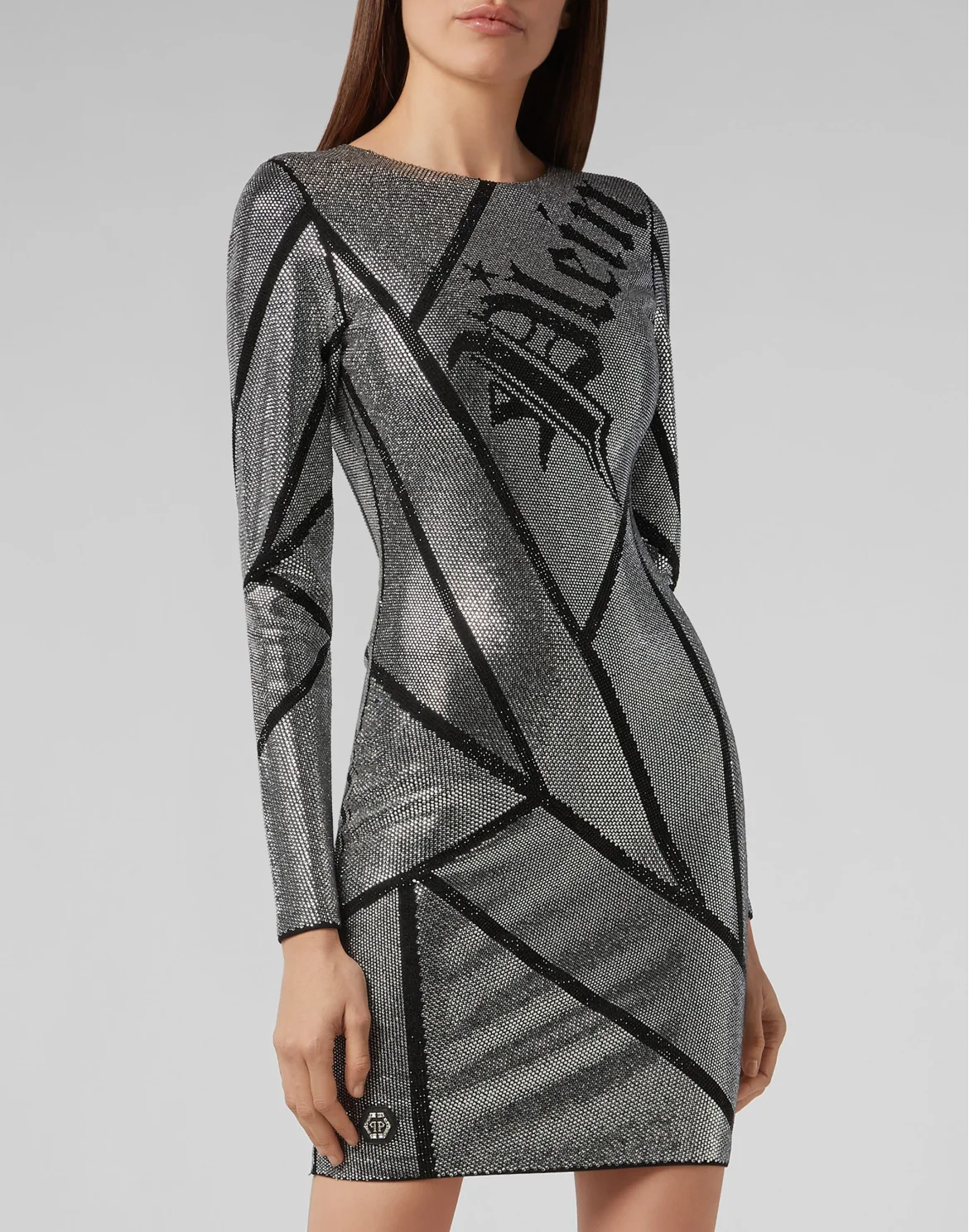 Short Dress Crystal, цвет: Черный