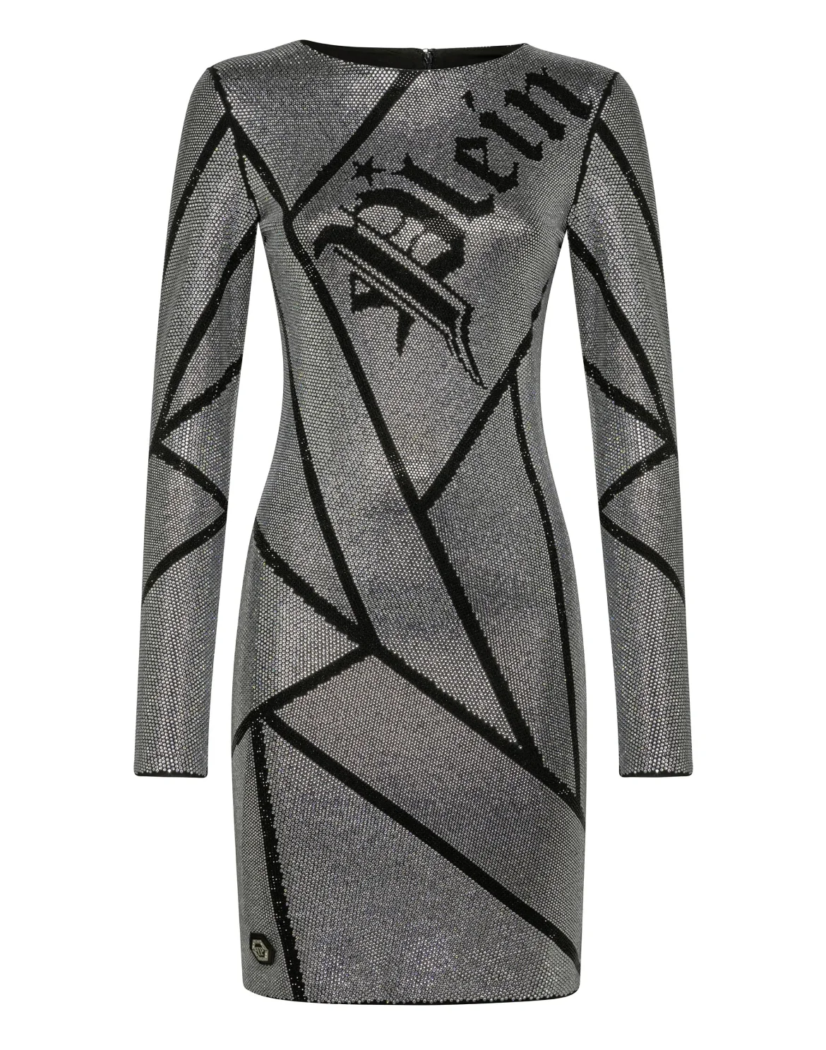Short Dress Crystal, цвет: Черный