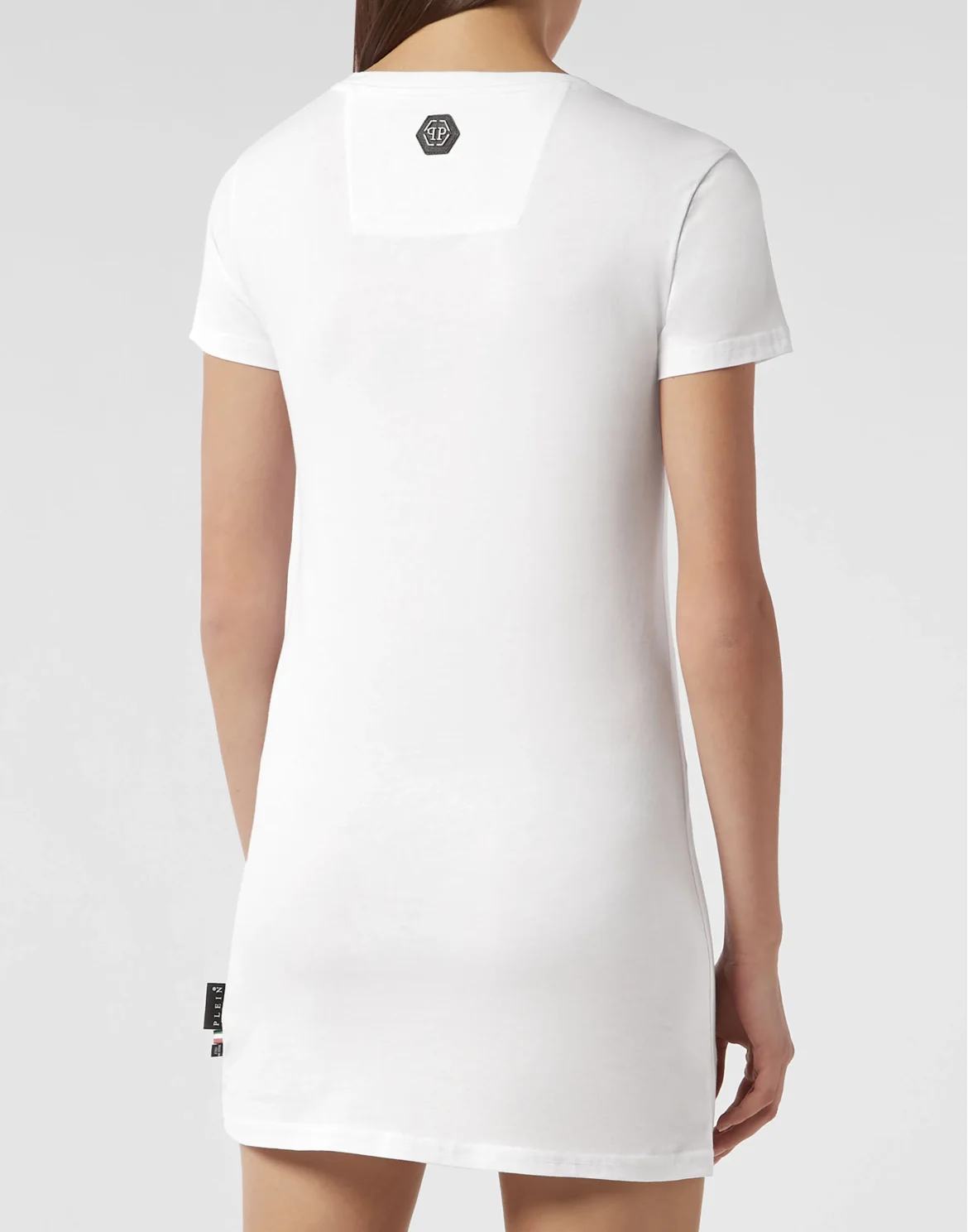 T-shirt Dress Round Neck SS P.L.N., цвет: Белый