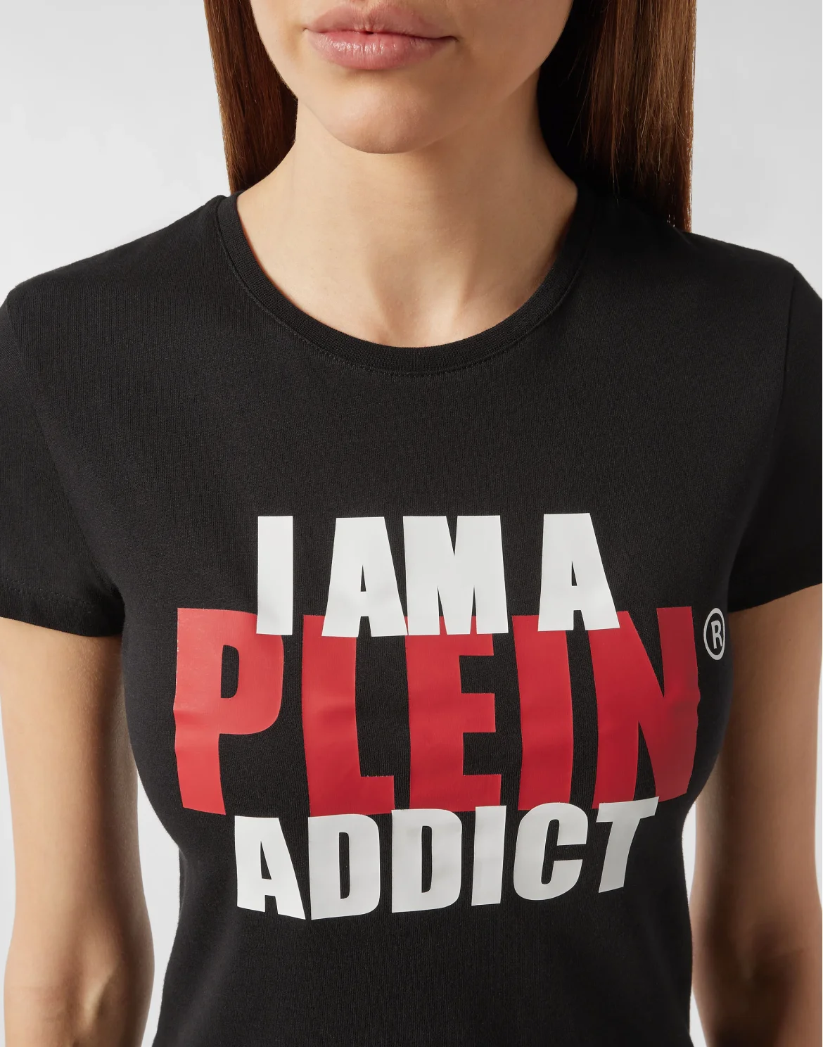 T-shirt Round Neck SS Statement, цвет: Черный