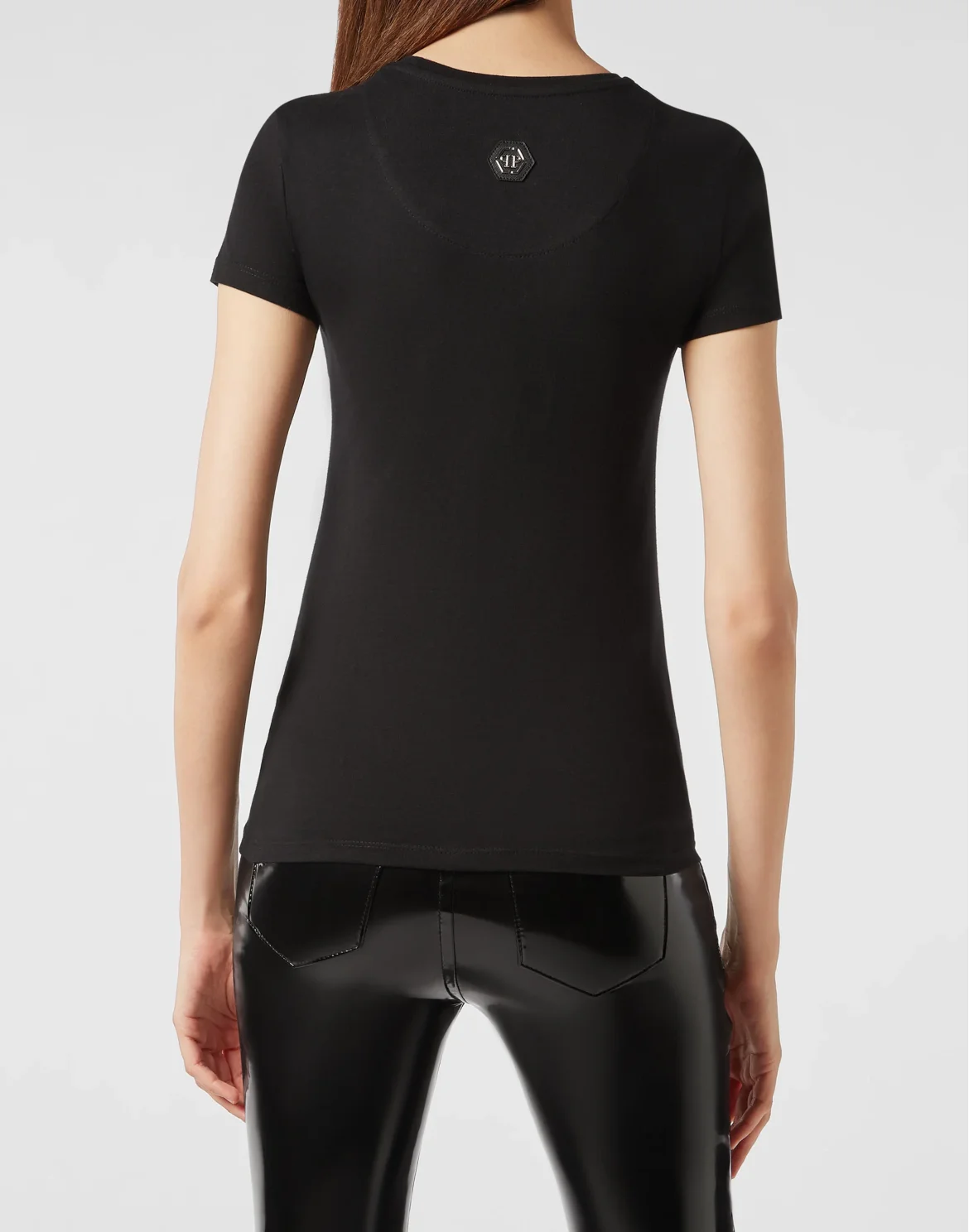 T-shirt Round Neck SS Statement, цвет: Черный