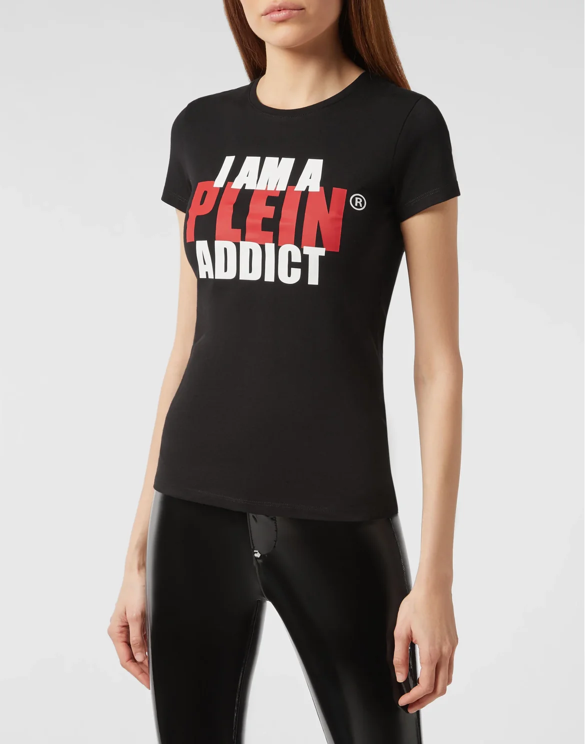 T-shirt Round Neck SS Statement, цвет: Черный