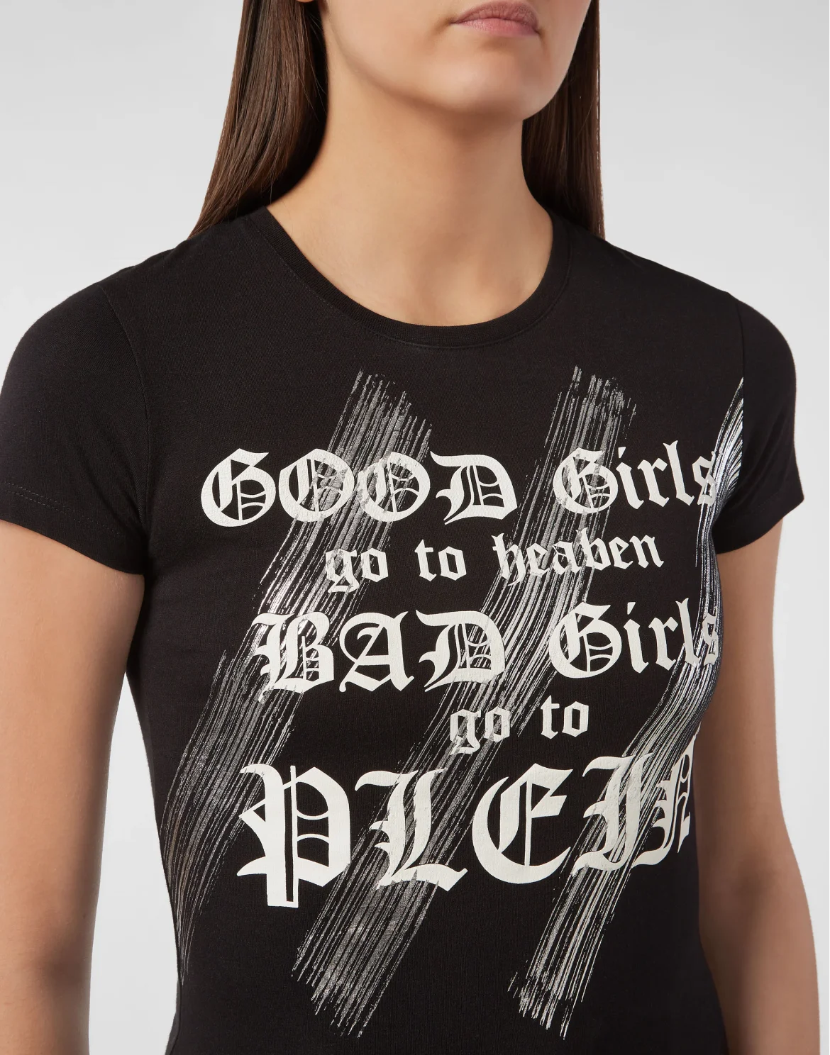T-shirt Round Neck SS Gothic Plein, цвет: Черный