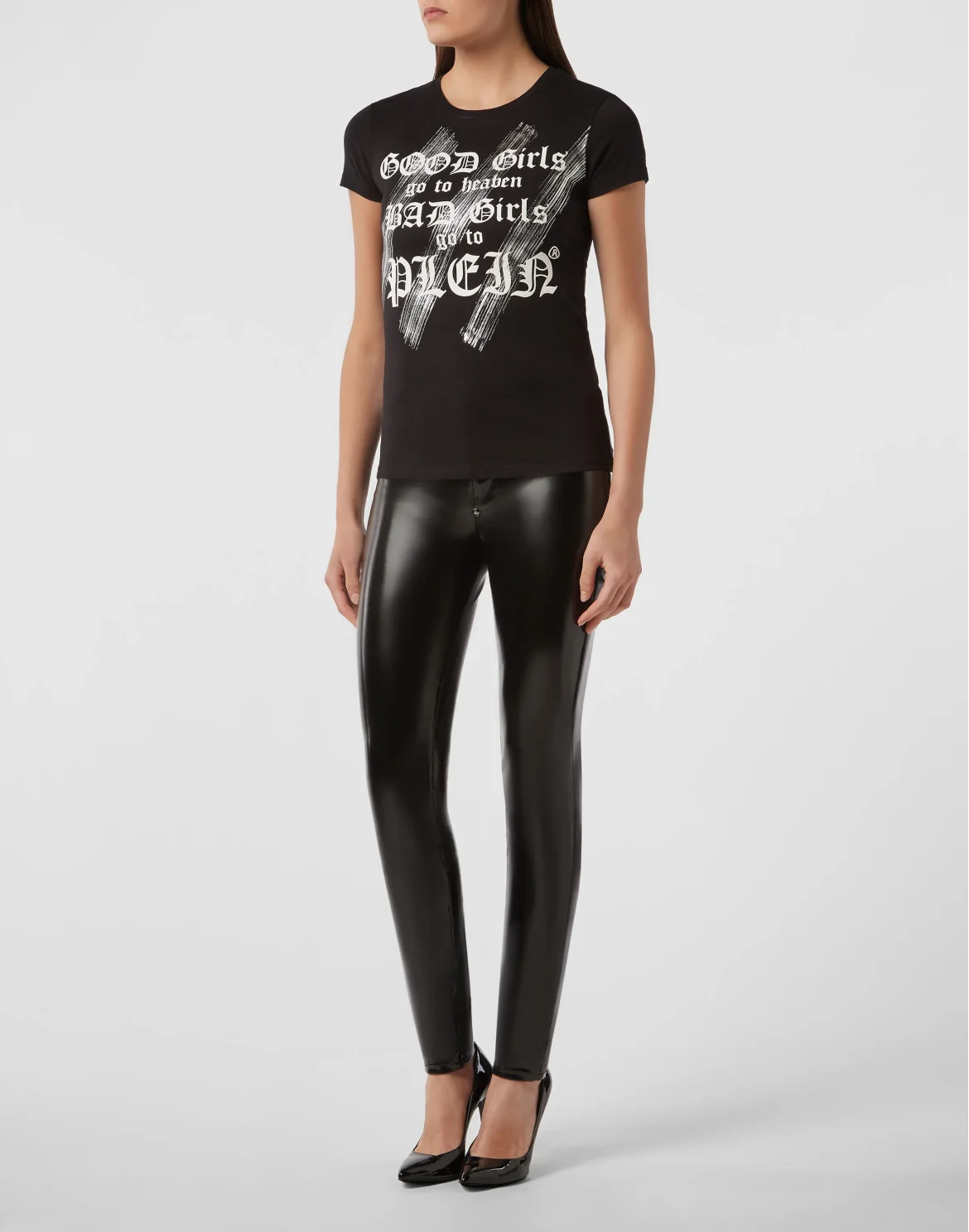 T-shirt Round Neck SS Gothic Plein, цвет: Черный