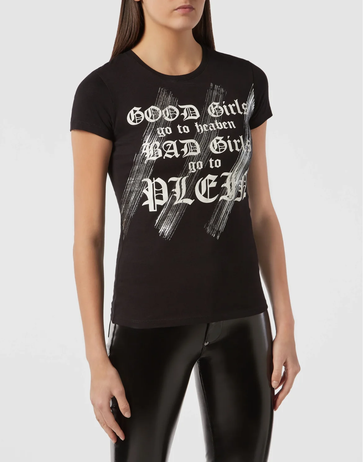 T-shirt Round Neck SS Gothic Plein, цвет: Черный