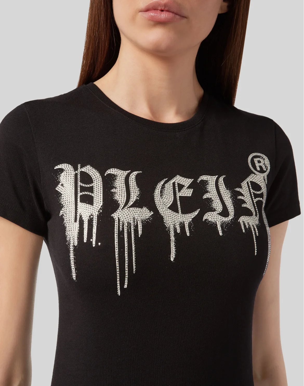 T-shirt Round Neck SS Gothic Plein, цвет: Черный