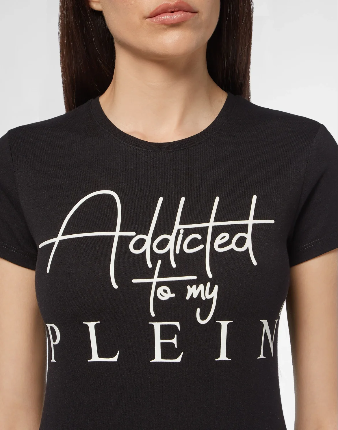 T-shirt Round Neck SS Statement, цвет: Черный