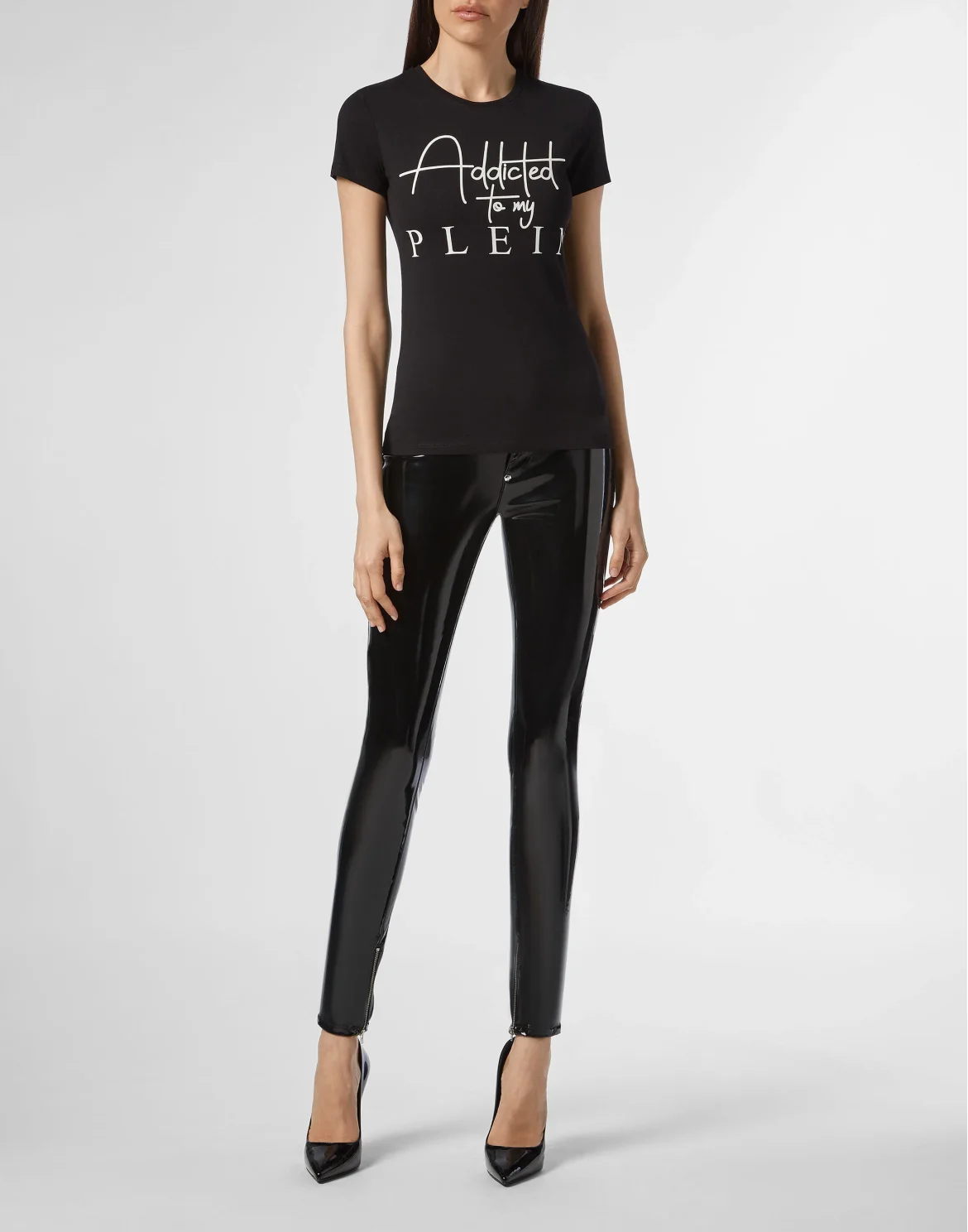 T-shirt Round Neck SS Statement, цвет: Черный