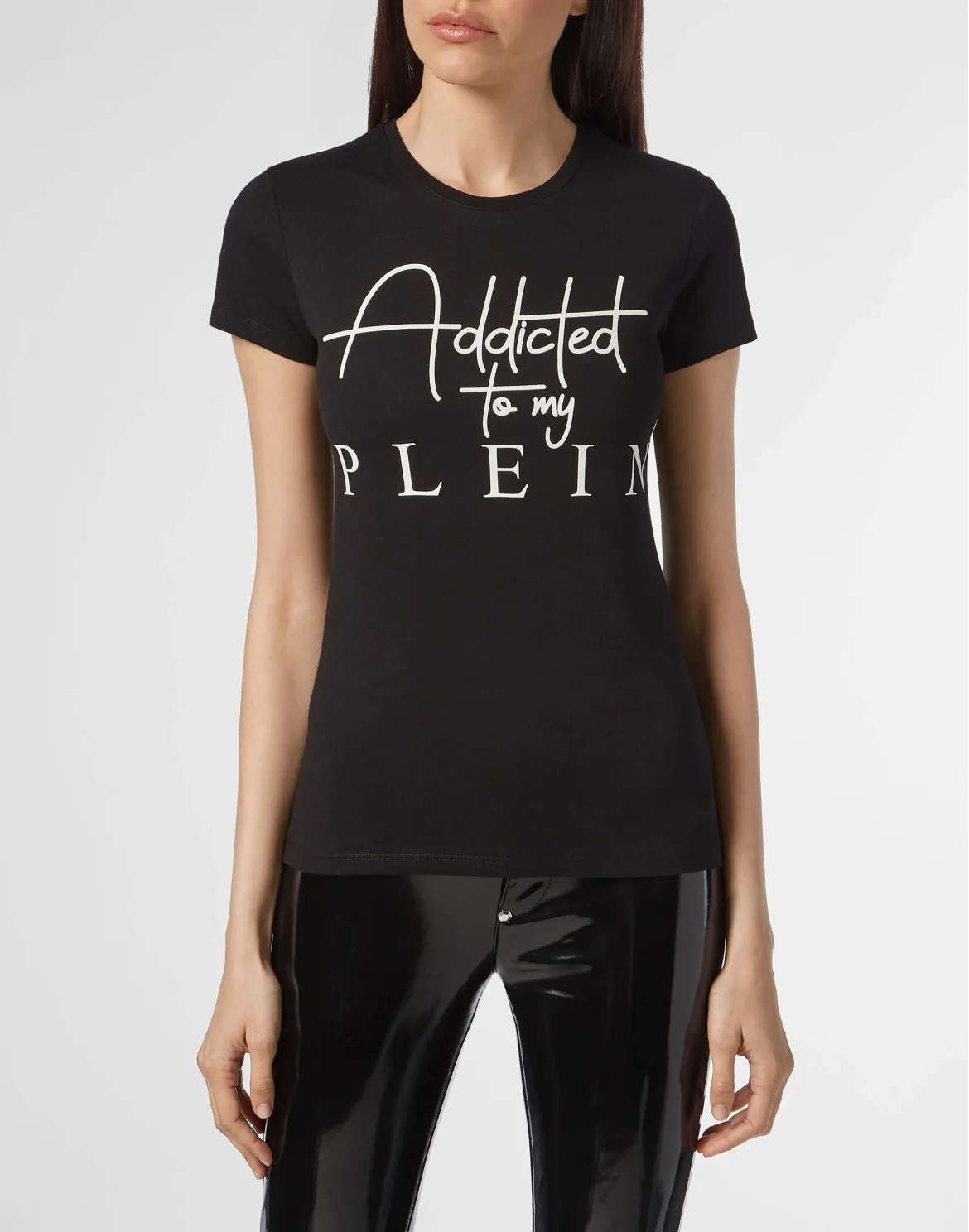 T-shirt Round Neck SS Statement, цвет: Черный