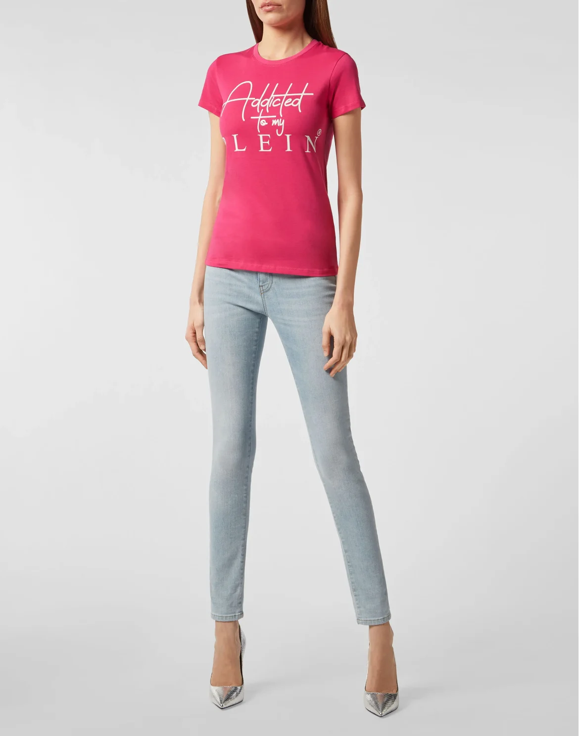 T-shirt Round Neck SS Statement, цвет: Розовый