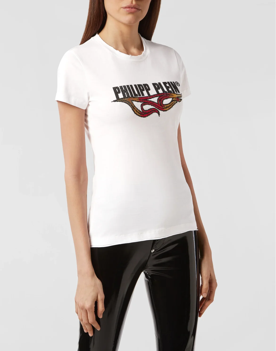 T-shirt Round Neck SS Destroyed, цвет: Белый