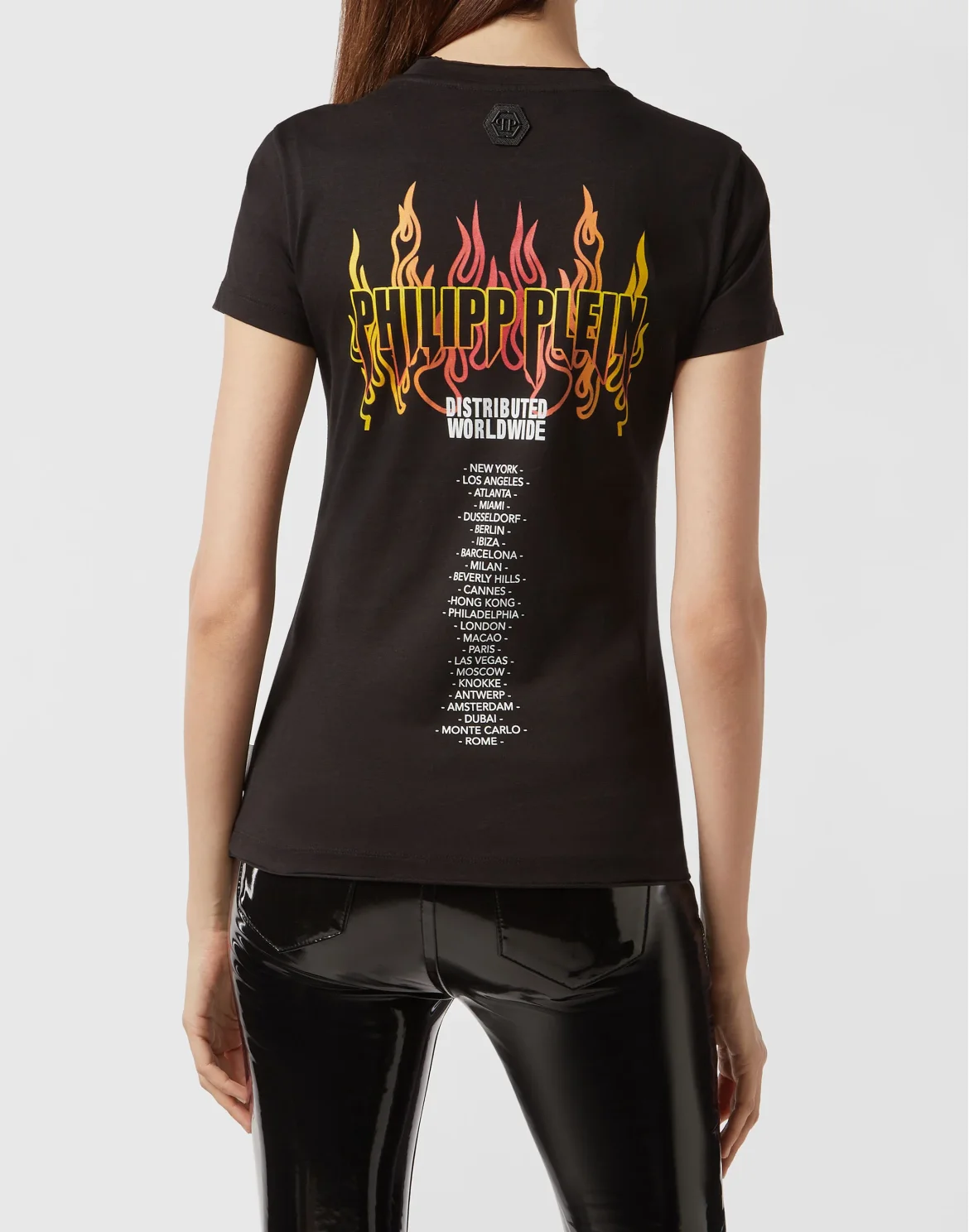 T-shirt Round Neck SS Destroyed, цвет: Черный