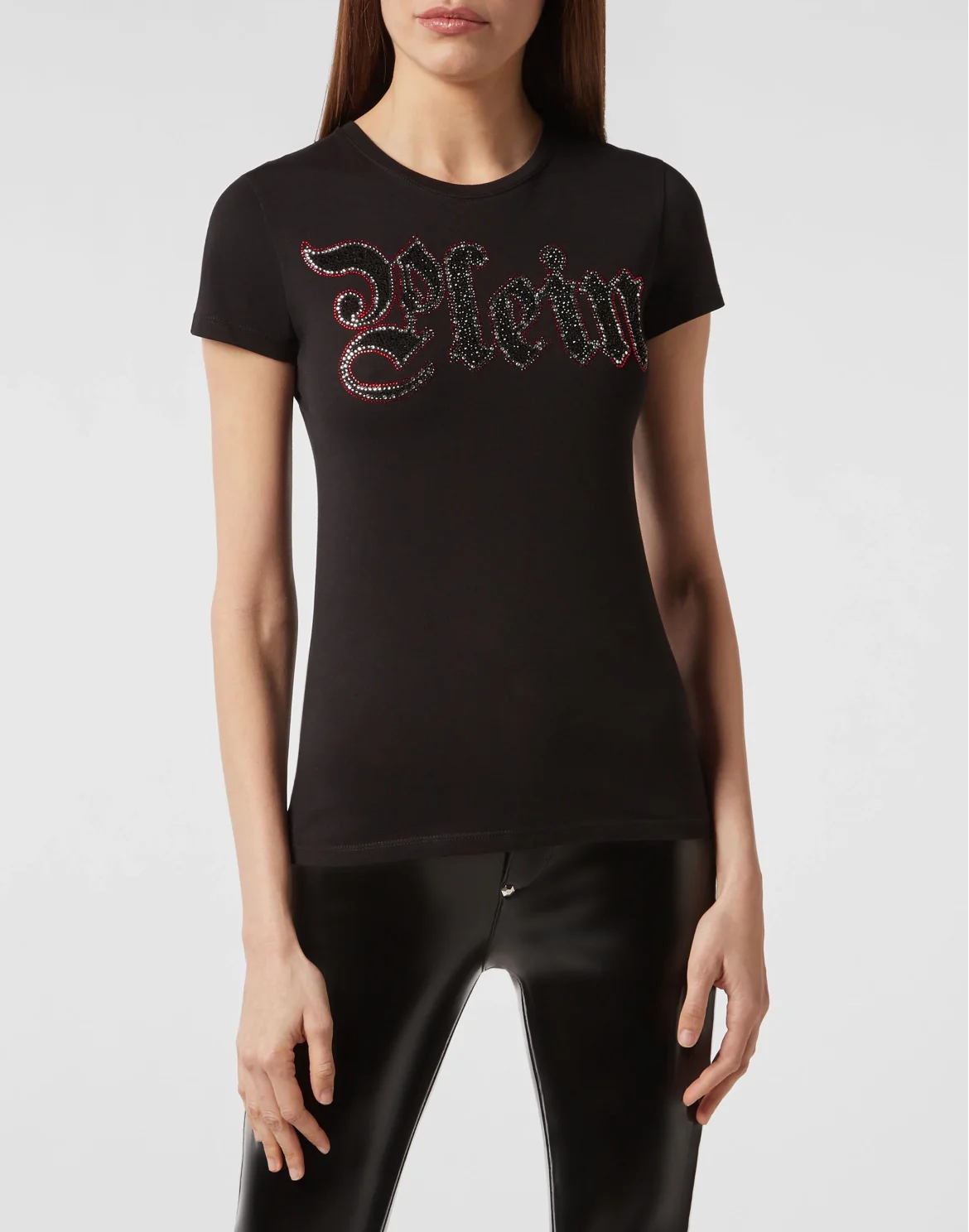 T-shirt Round Neck SS Gothic Plein, цвет: Черный