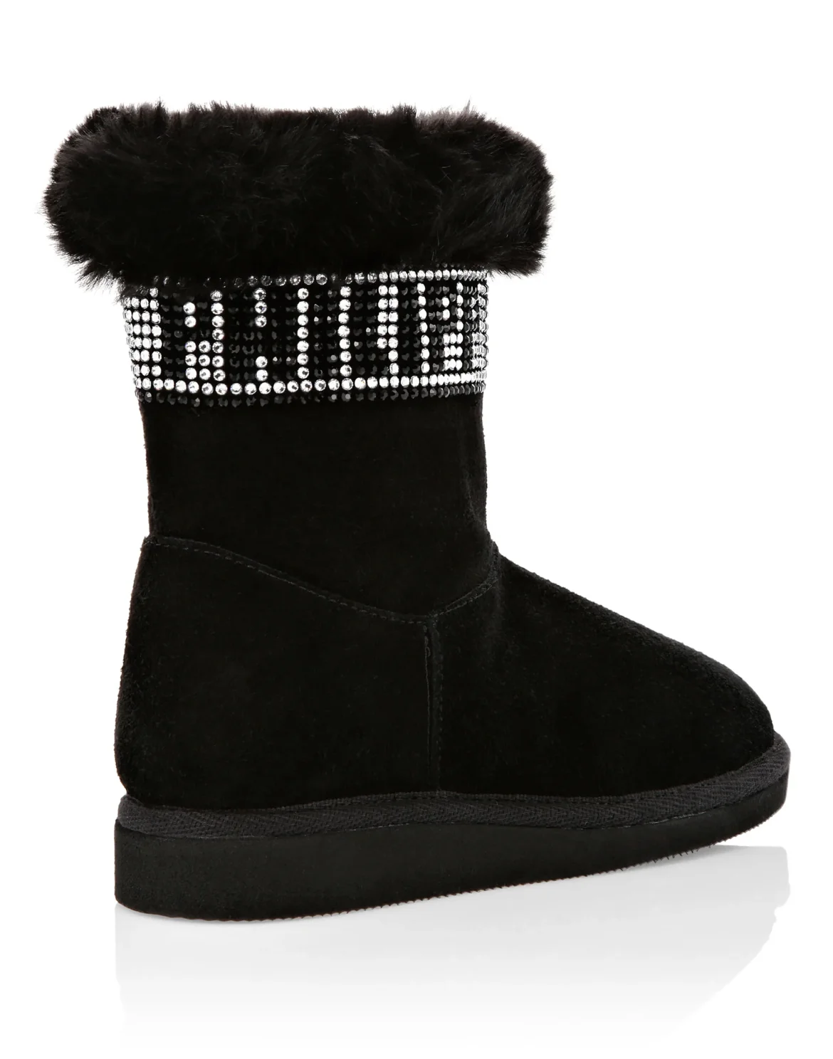 Boots Low Flat Logos, цвет: Черный