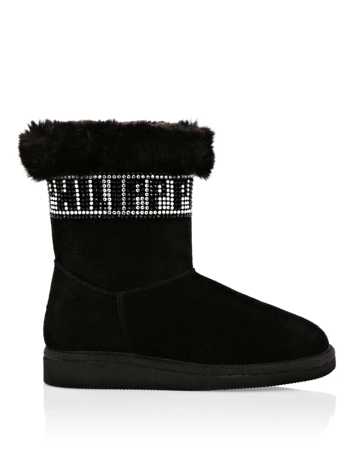 Boots Low Flat Logos, цвет: Черный