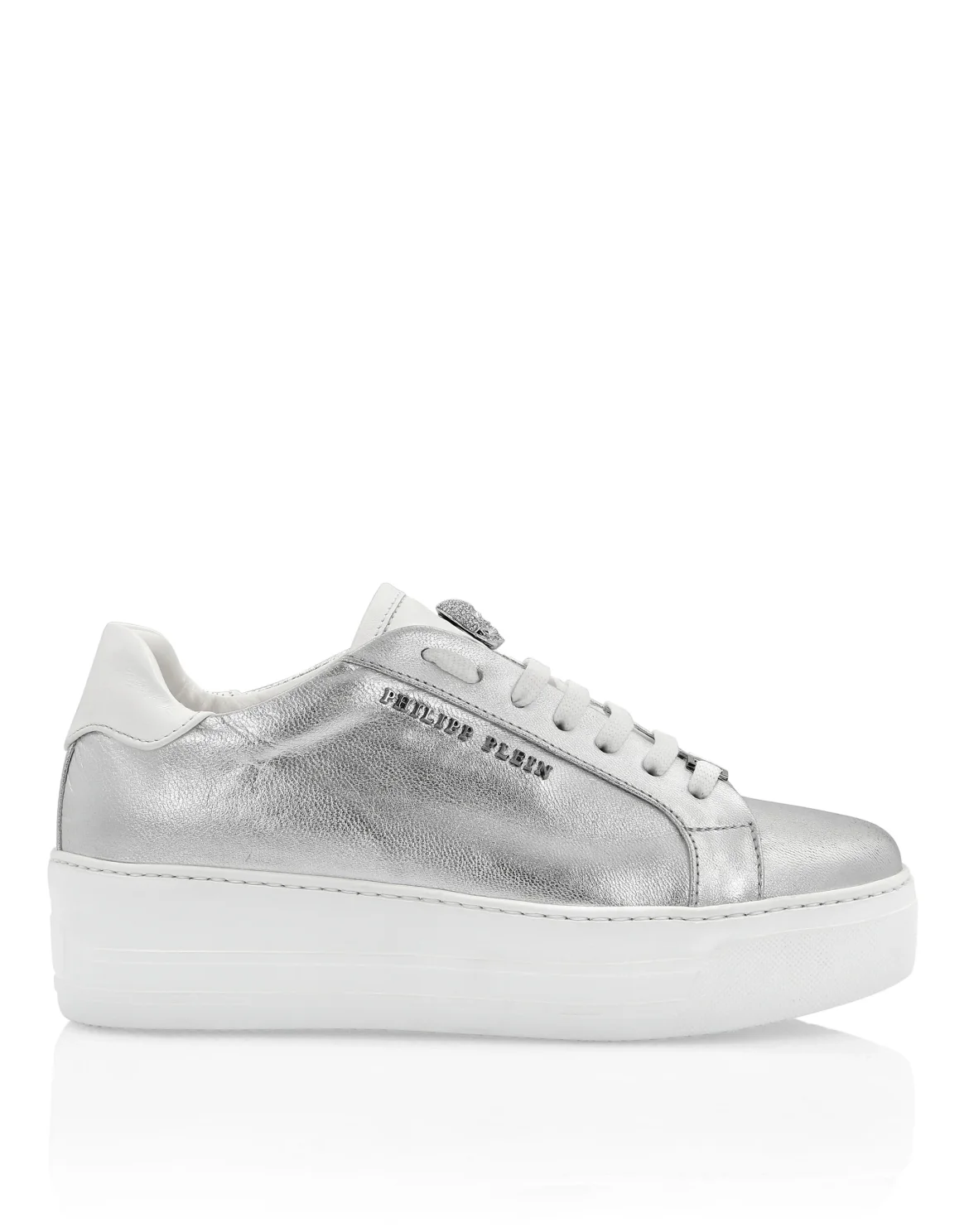 Lo-Top Sneakers Skull crystal, цвет: Серебристый