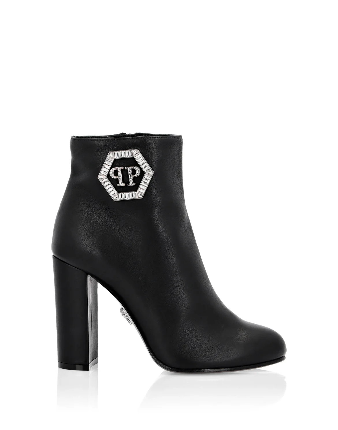 bootie high heels Crystal, цвет: Черный