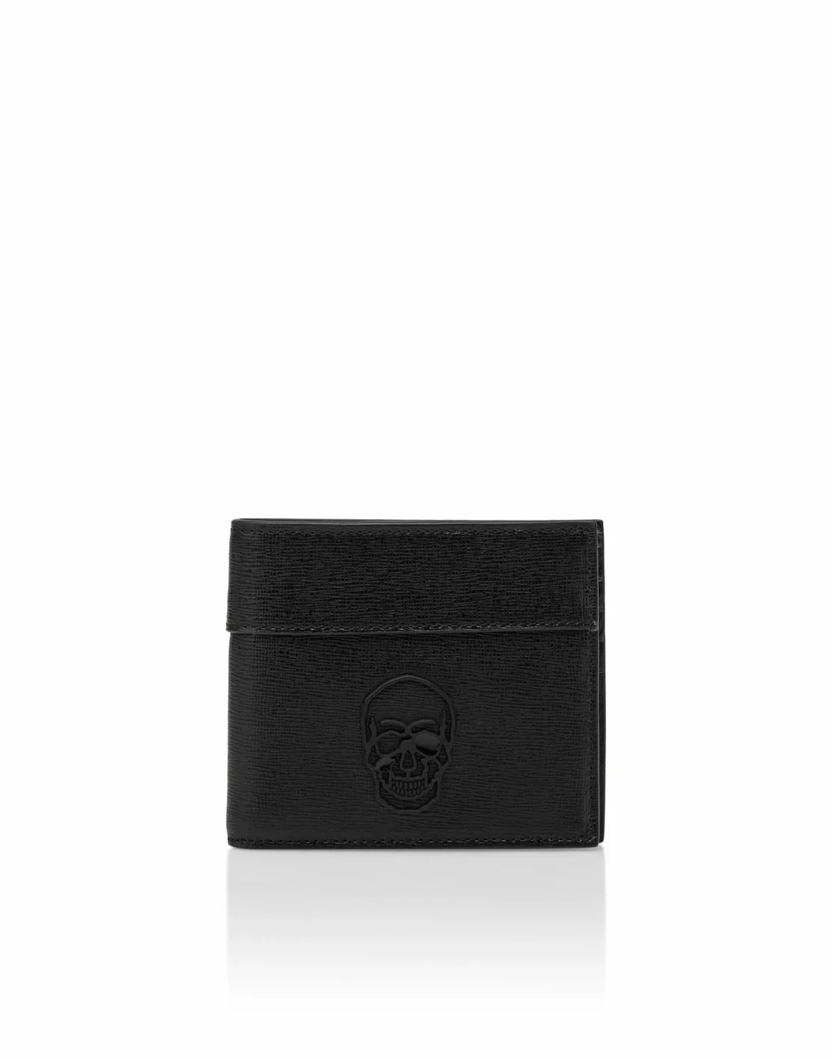 Pocket wallet Skull, цвет: Черный