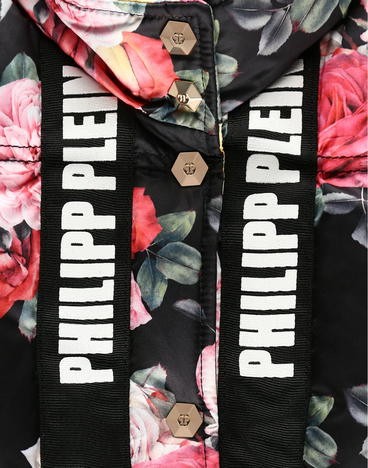 Bomber Flowers, цвет: Черный