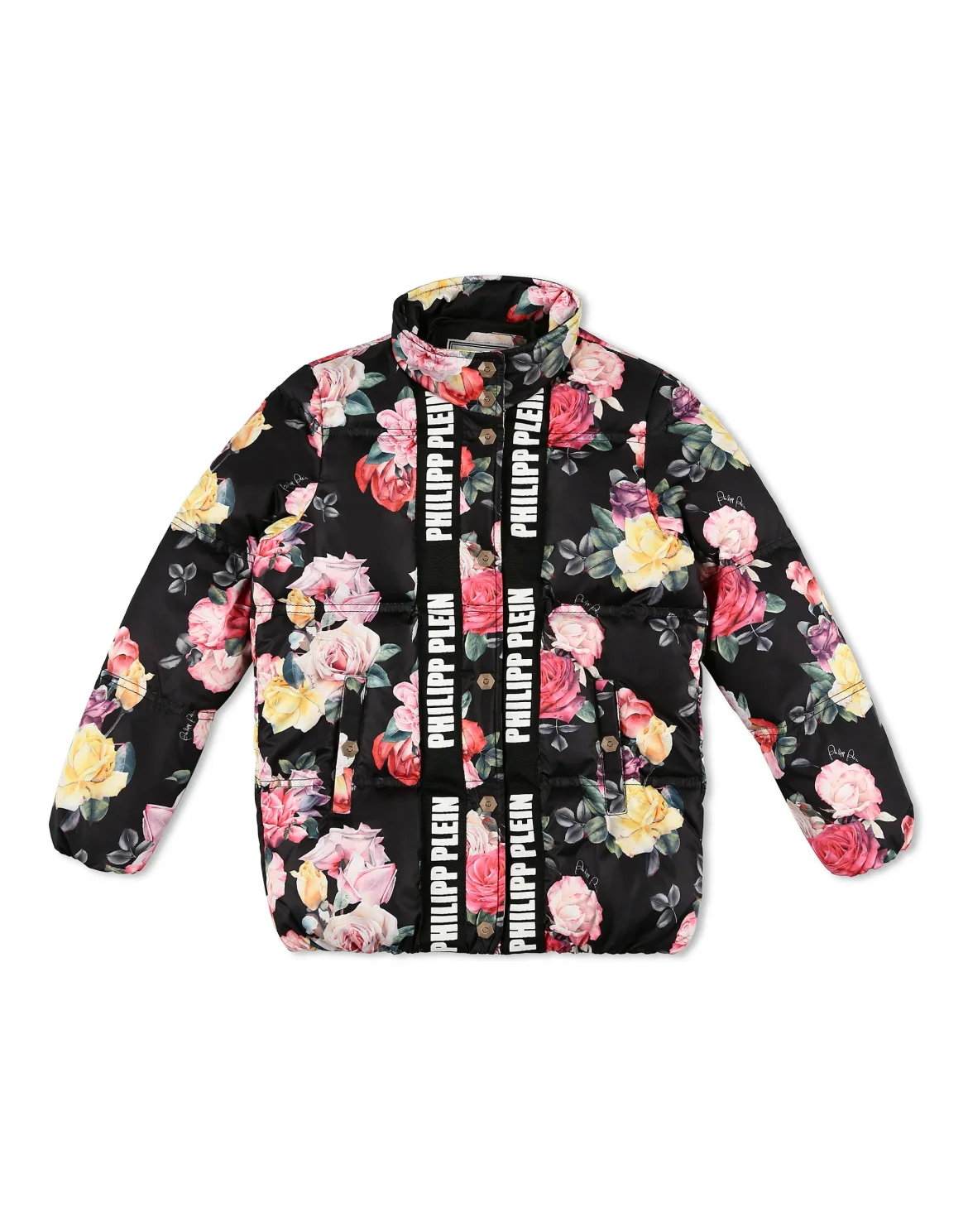 Bomber Flowers, цвет: Черный