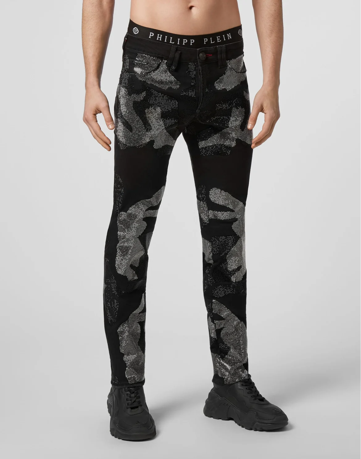 Super Straight Cut Camouflage, цвет: Черный