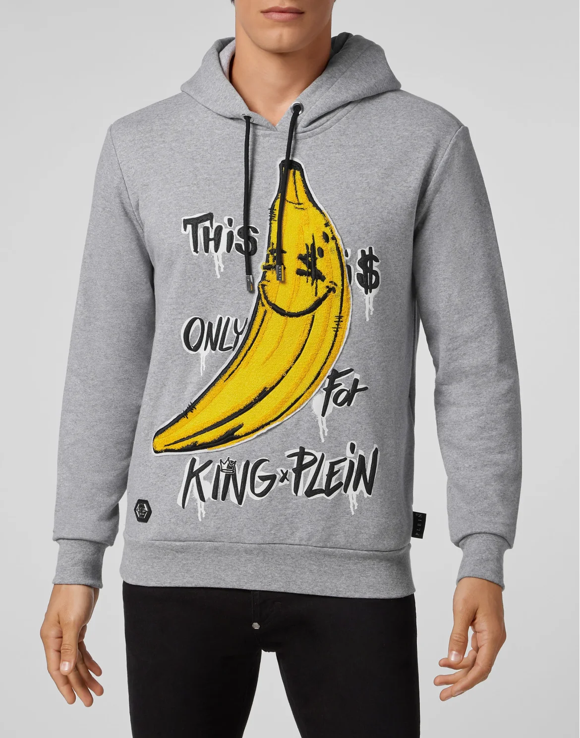 Hoodie sweatshirt King Plein, цвет: Серый