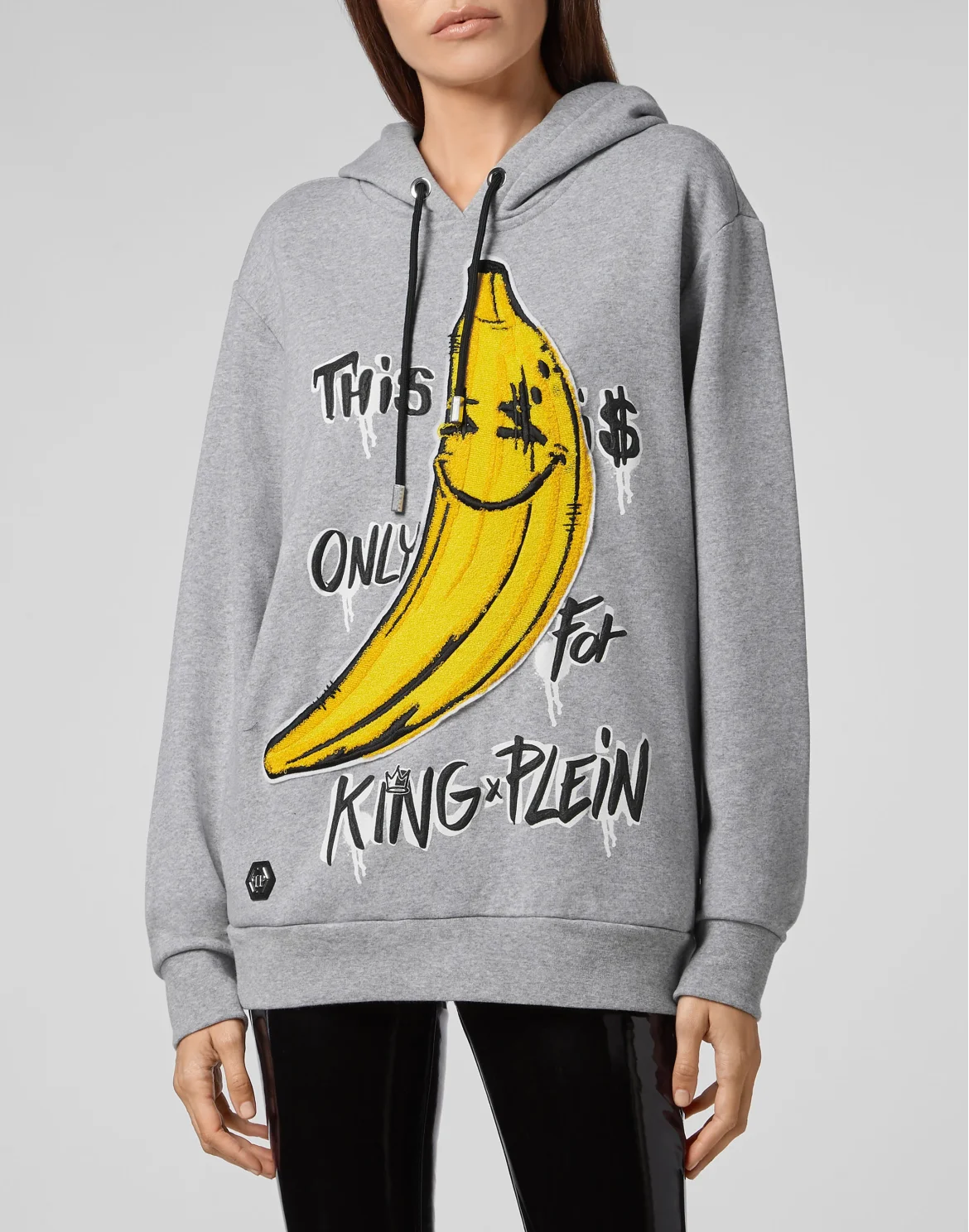 Hoodie sweatshirt King Plein, цвет: Серый